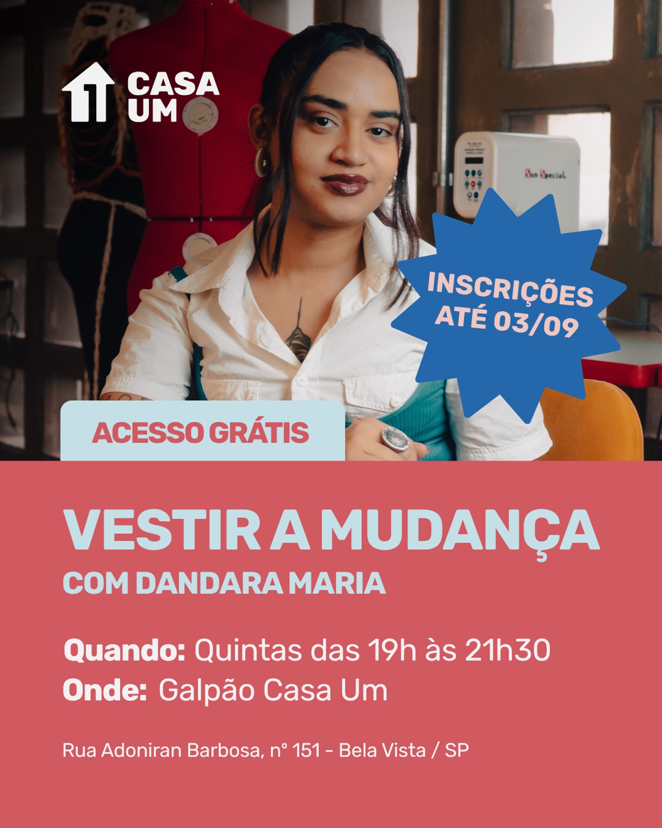 Vestir a Mudança: Moda, Sustentabilidade e Narrativas LGBTQIA+ — Casa 1, Bela Vista, São Paulo