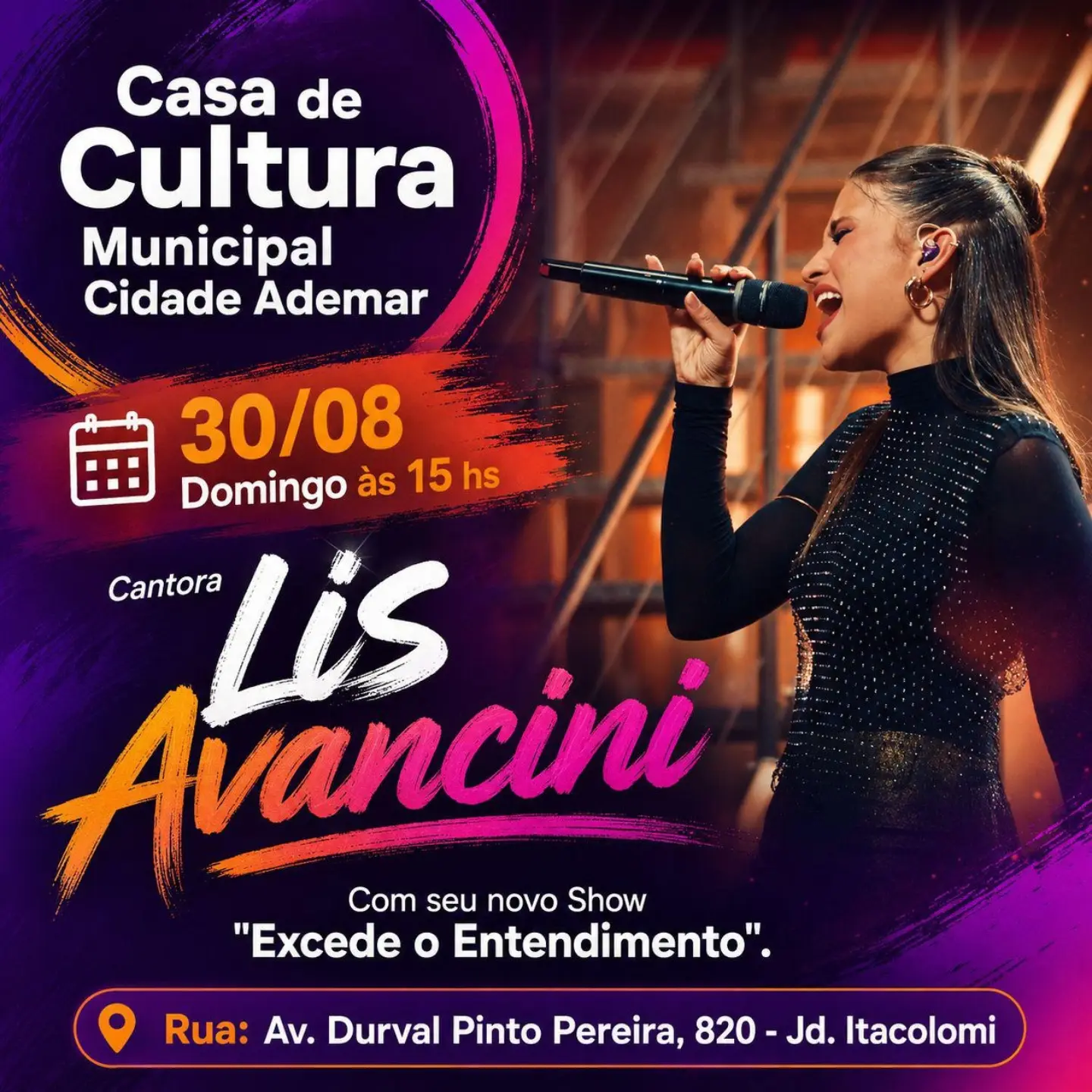 Show Excede o Entendimento - Lis Avancini