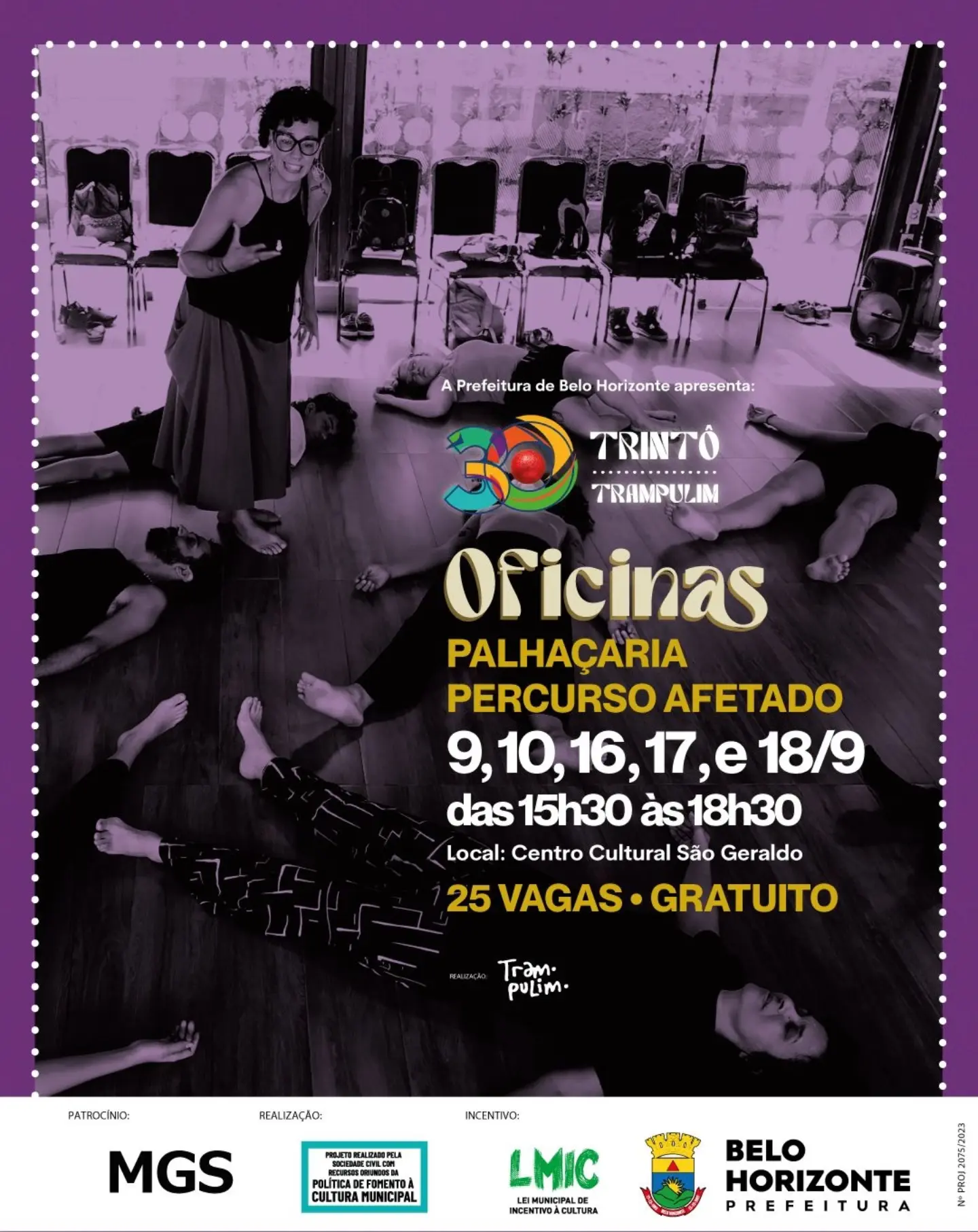 Oficina Palhaçaria Percurso Afetado - Mostra Trintô