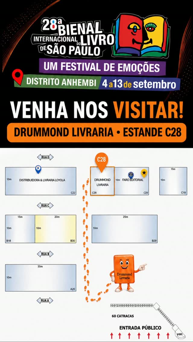 28ª Bienal Internacional do Livro de São Paulo - Drummond Livraria — Livraria Drummond, Consolação, São Paulo