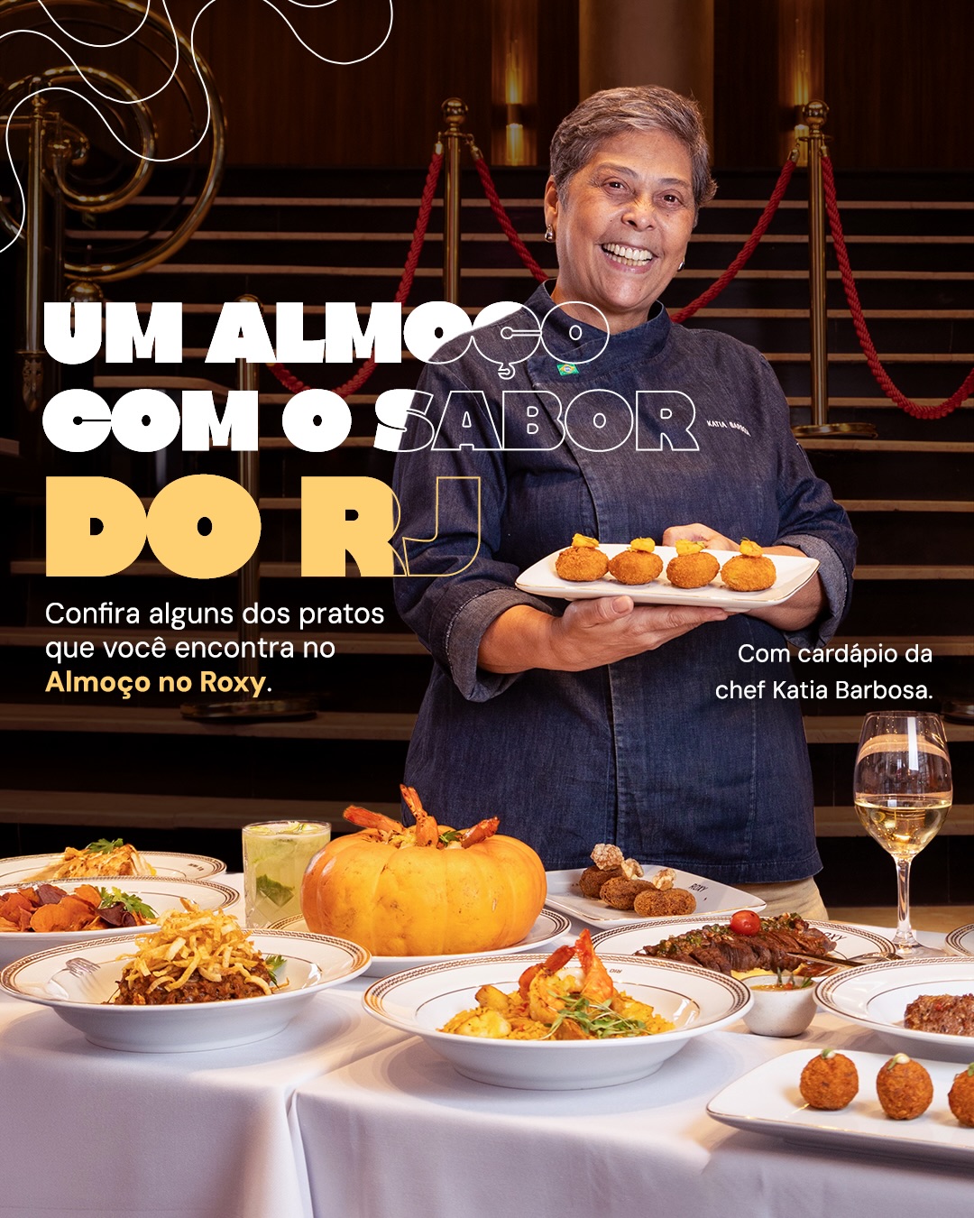 Almoço no Roxy — Roxy Dinner Show, Copacabana, Rio de Janeiro