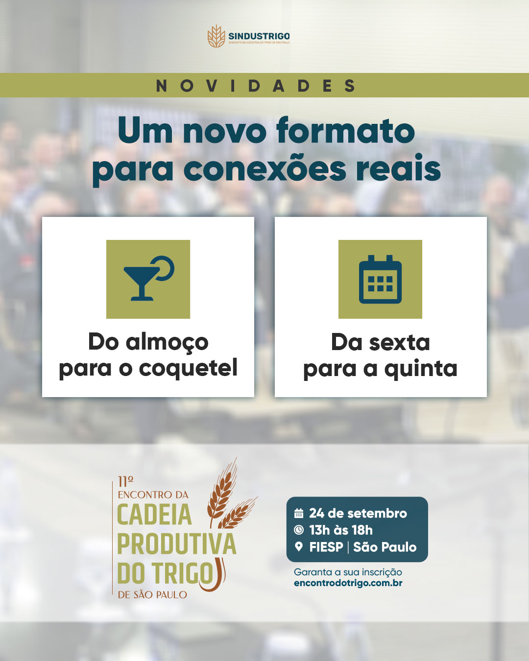 11º Encontro da Cadeia Produtiva do Trigo de São Paulo — SENAI Barra Funda, Barra Funda, São Paulo