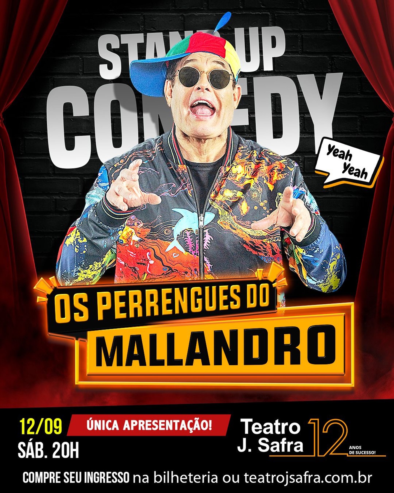 Os Perrengues do Mallandro — Teatro J. Safra, Barra Funda, São Paulo
