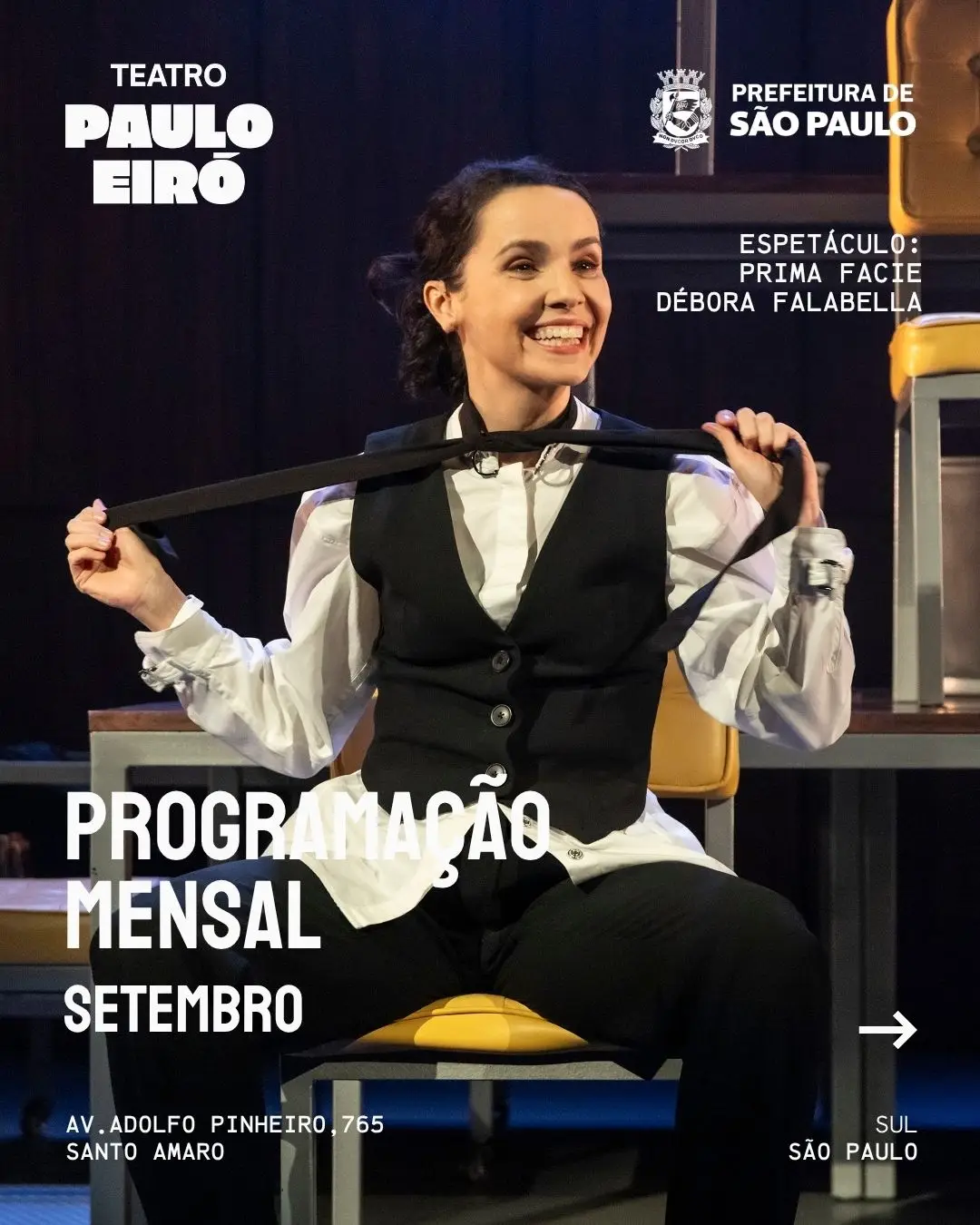 Projeto Palcos do Instituto Arlequim — Teatro Paulo Eiró, Santo Amaro, São Paulo