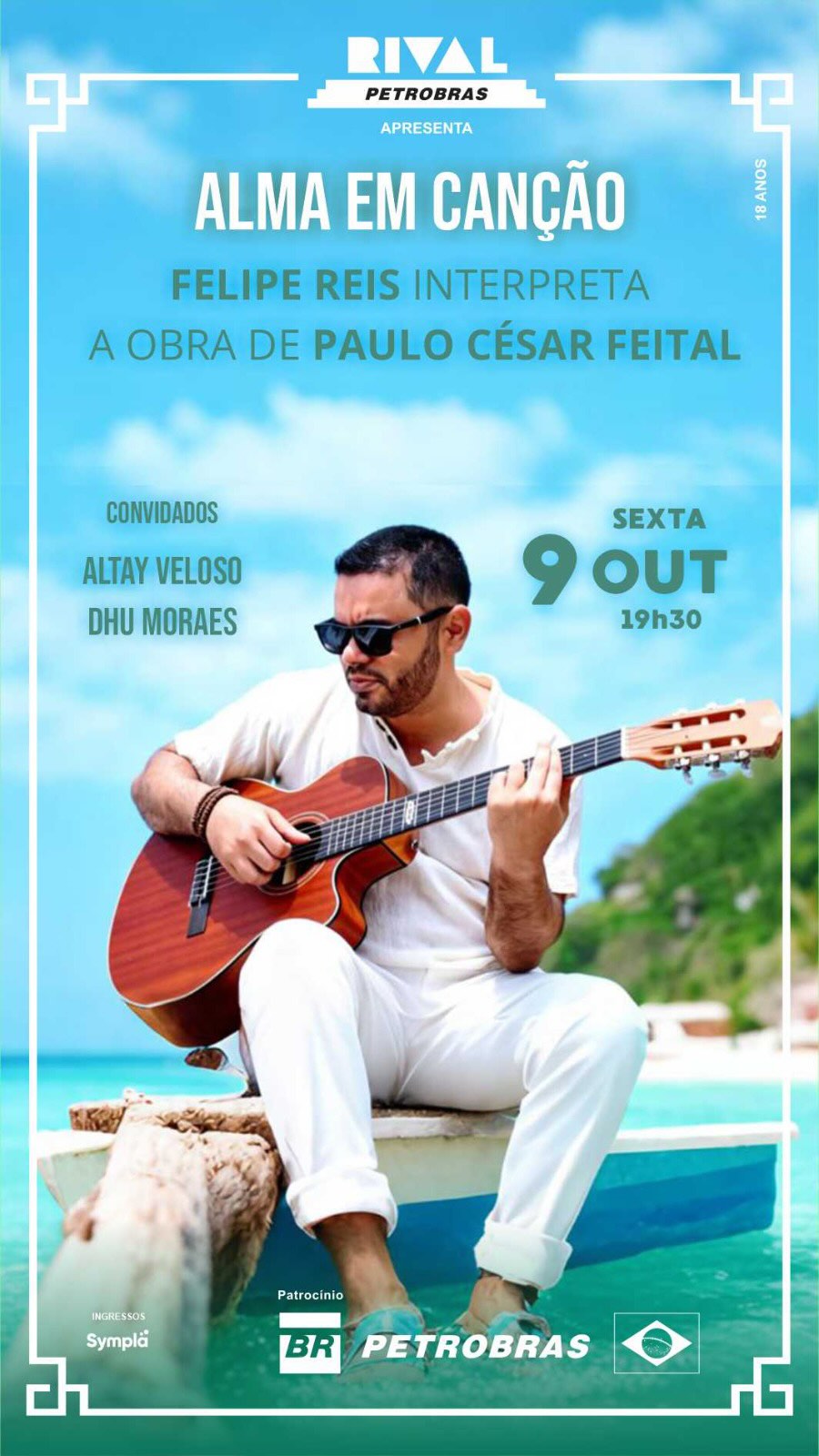 Felipe Reis no Teatro Rival Petrobras