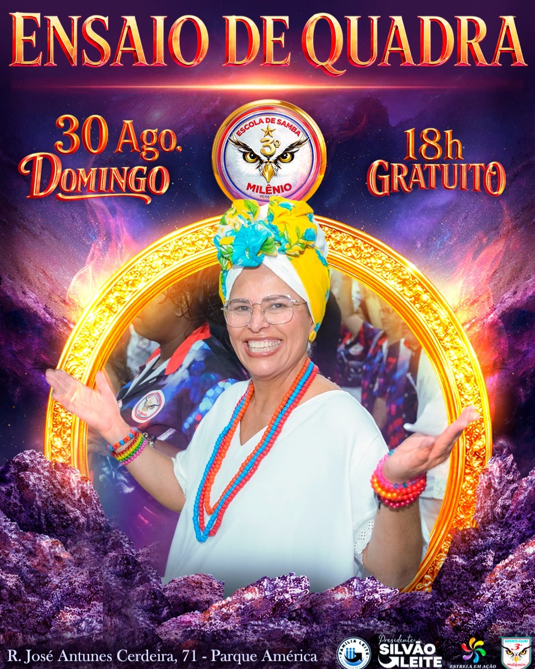 Ensaio de Quadra - Pré-Carnaval 2027 — Estrela do 3º Milênio Oficial, Grajaú, São Paulo