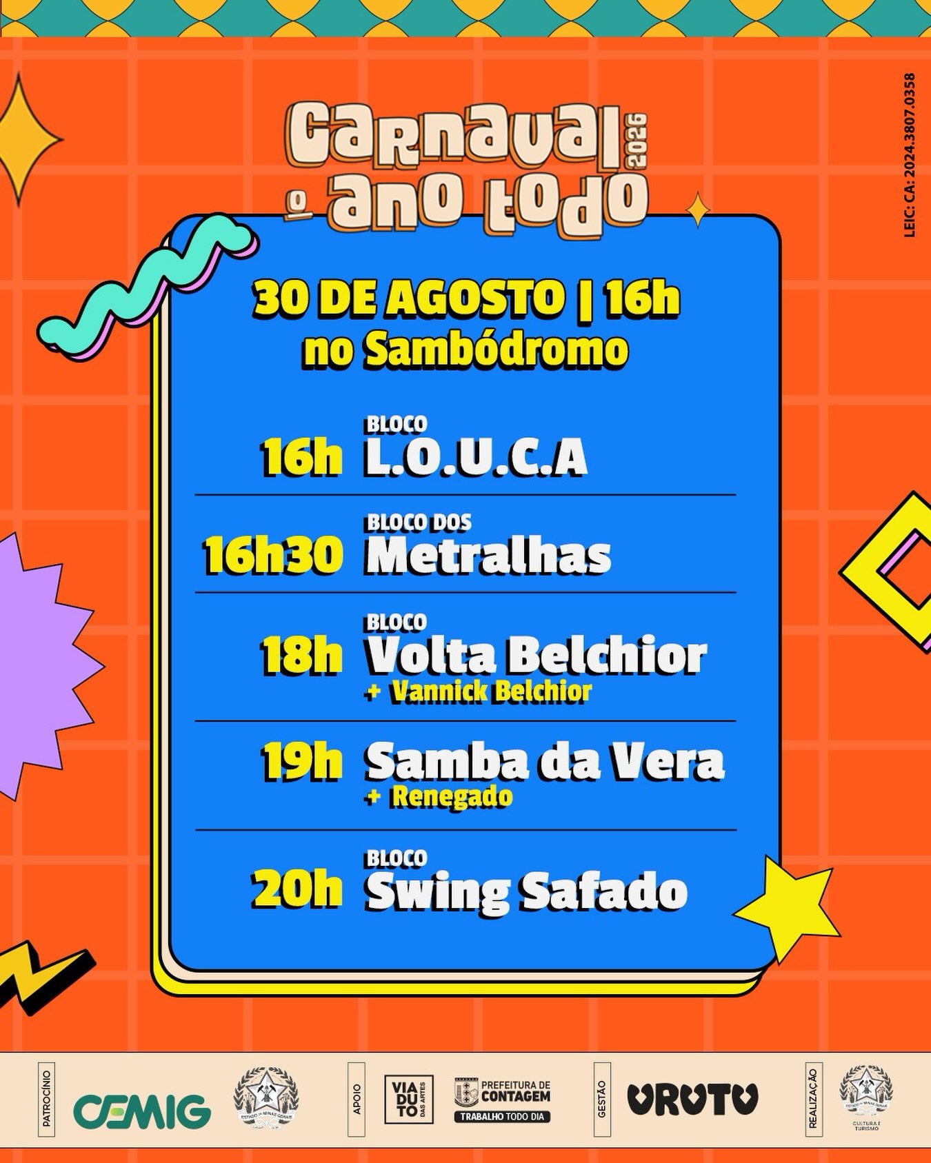 Carnaval É O Ano Todo - 33ª Gincana de Contagem