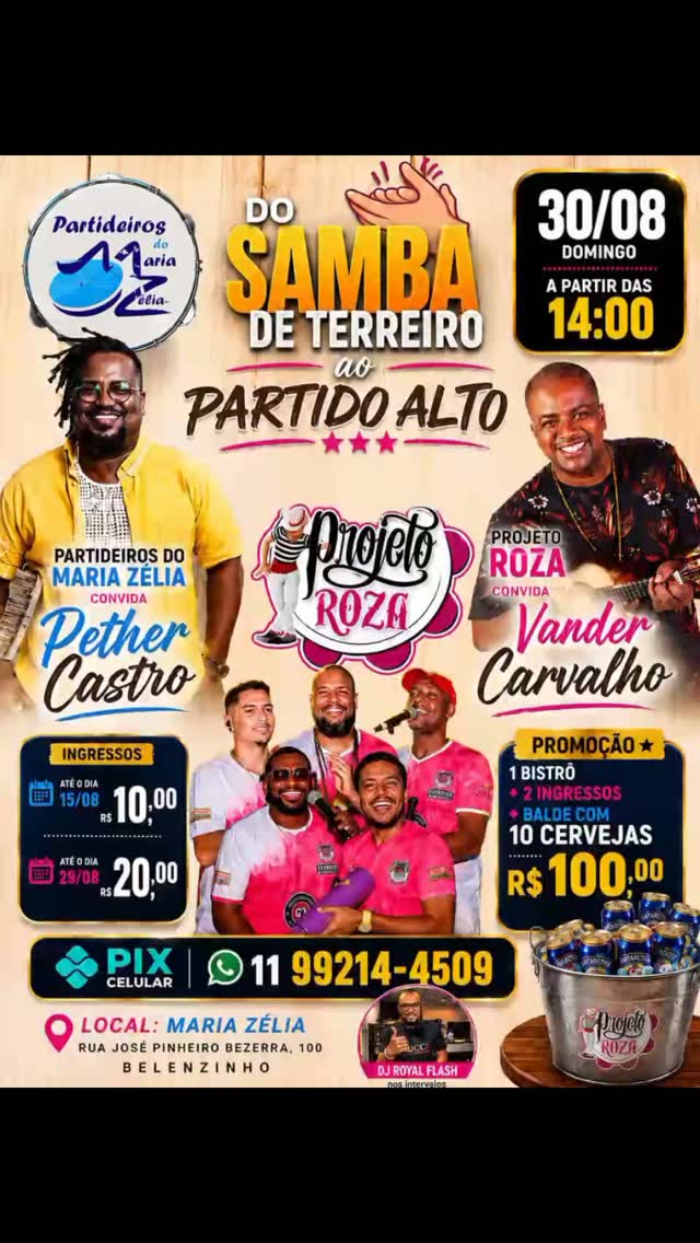 Do Samba de Terreiro ao Partido Alto - Partideiros do Maria Zélia convida Pether Castro — Comunidade Samba Do Maria Zélia, Penha, São Paulo