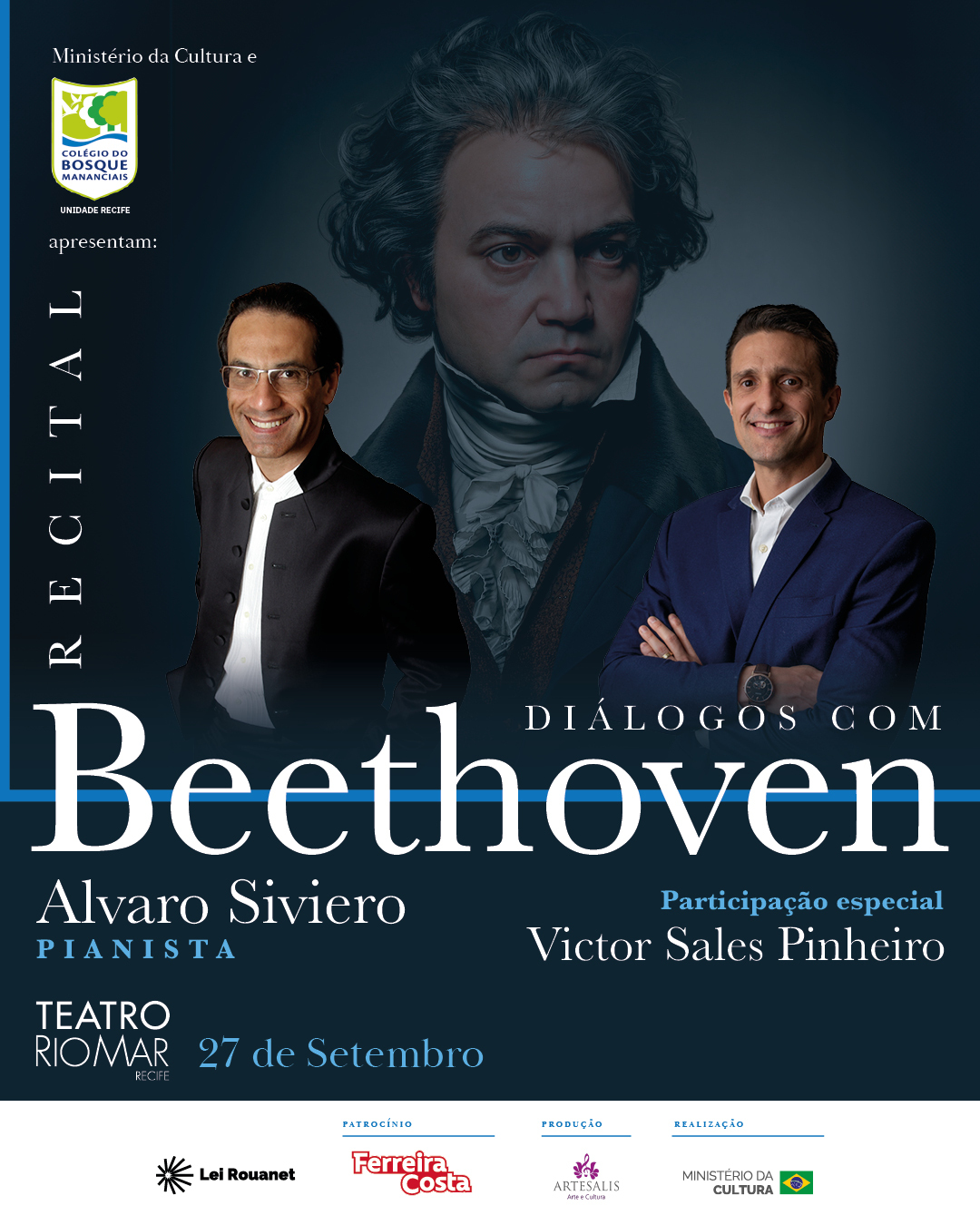 Recital Diálogos com Beethoven — Teatro RioMar Recife, Recife