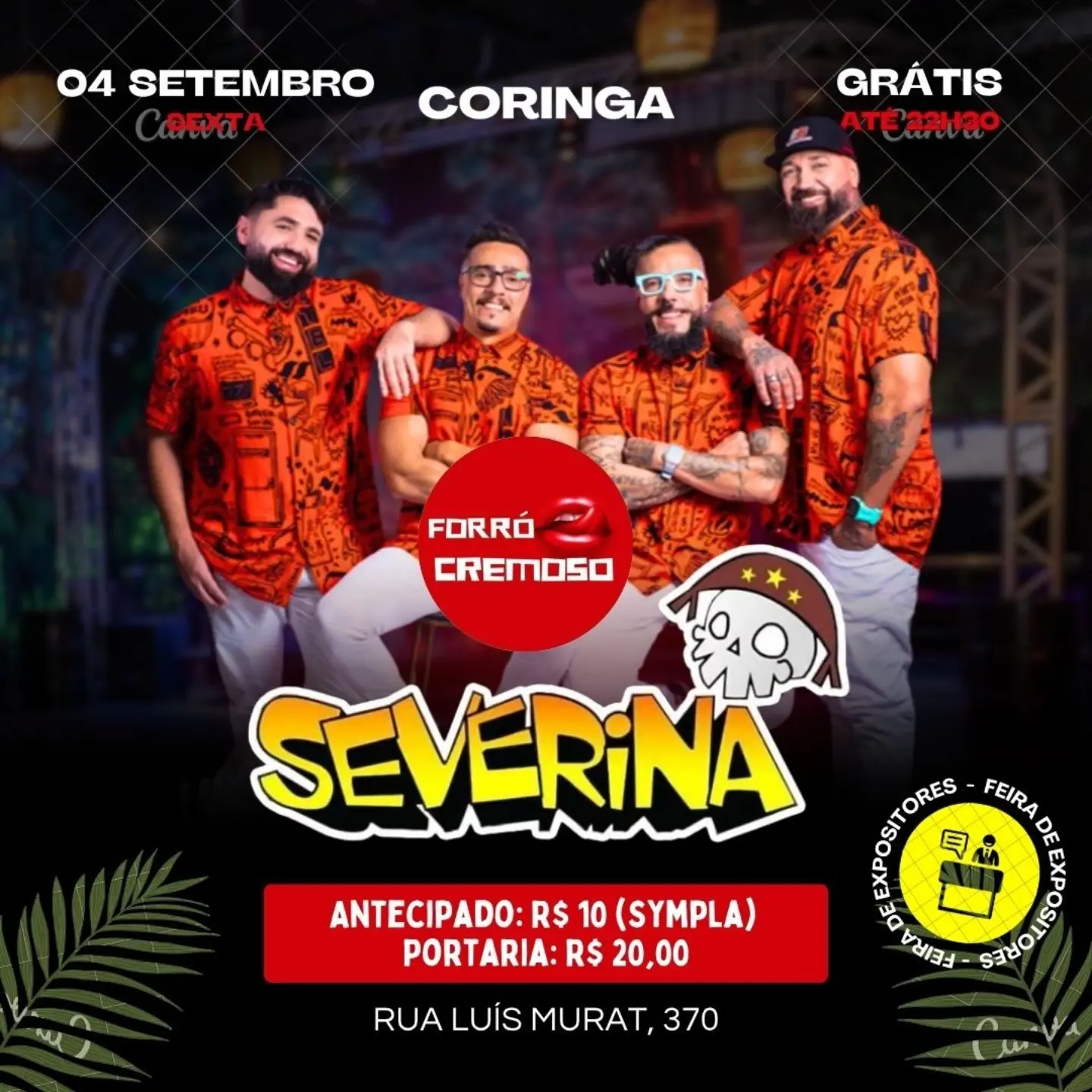 Forró Cremoso com Banda Severina — Coringa, Pinheiros, São Paulo