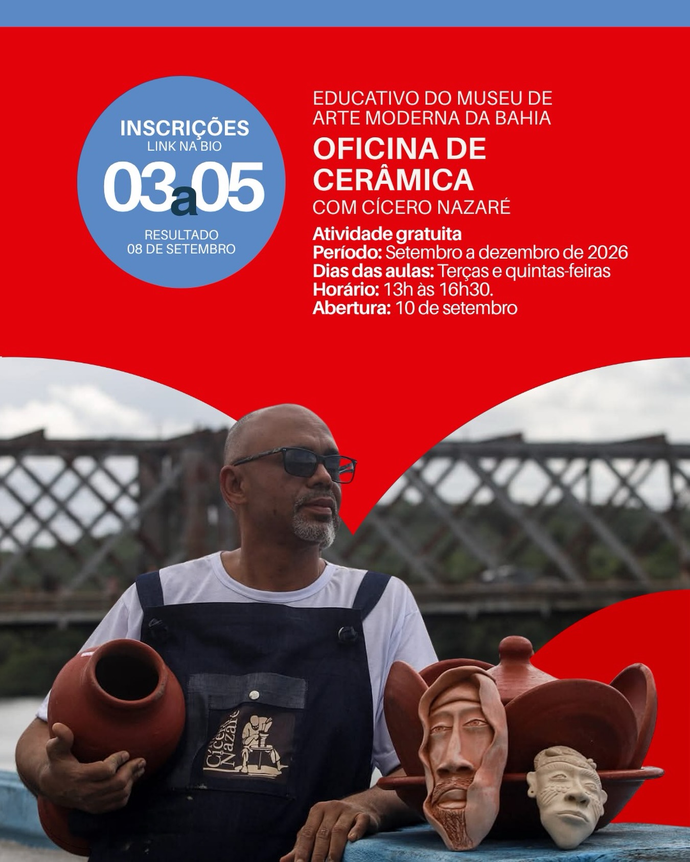 Oficina de Cerâmica no MAM — MAM Bahia (Solar do Unhão), Comércio/Avenida Contorno, Salvador