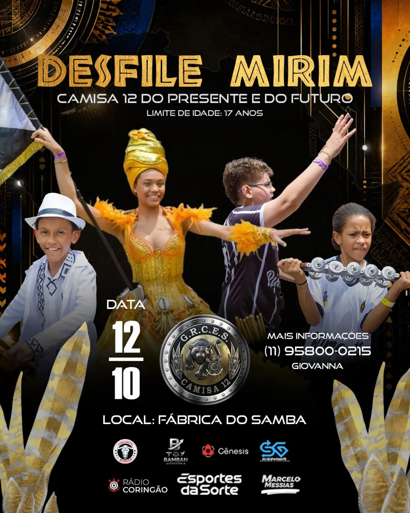 Desfile Mirim – Camisa 12