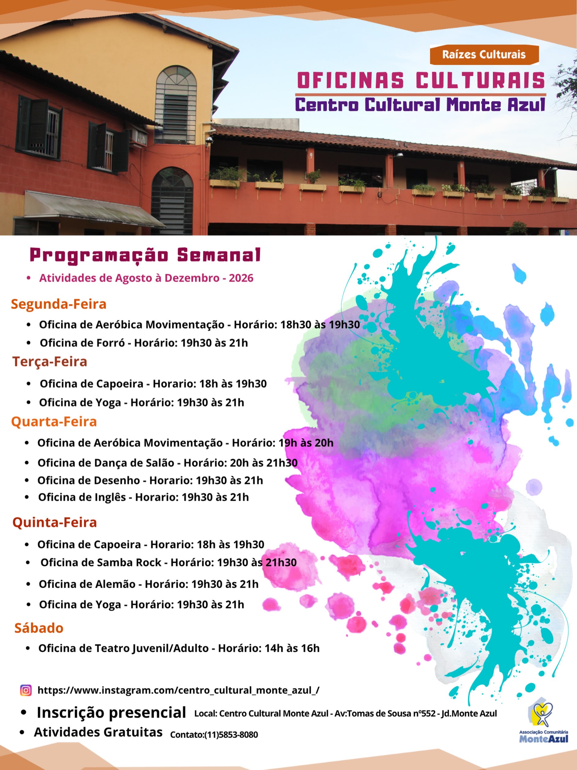 Oficinas Culturais Monte Azul