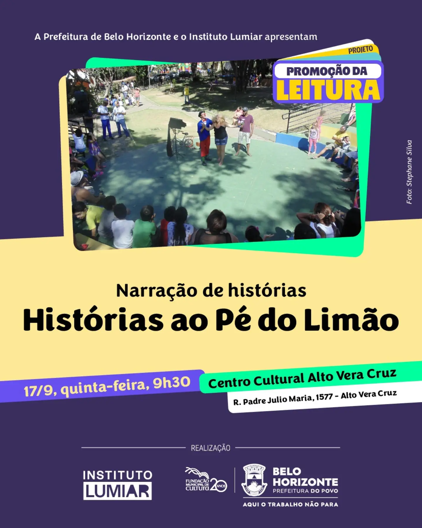 Histórias ao pé do Limão — Centro Cultural Alto Vera Cruz, Alto Vera Cruz, Belo Horizonte