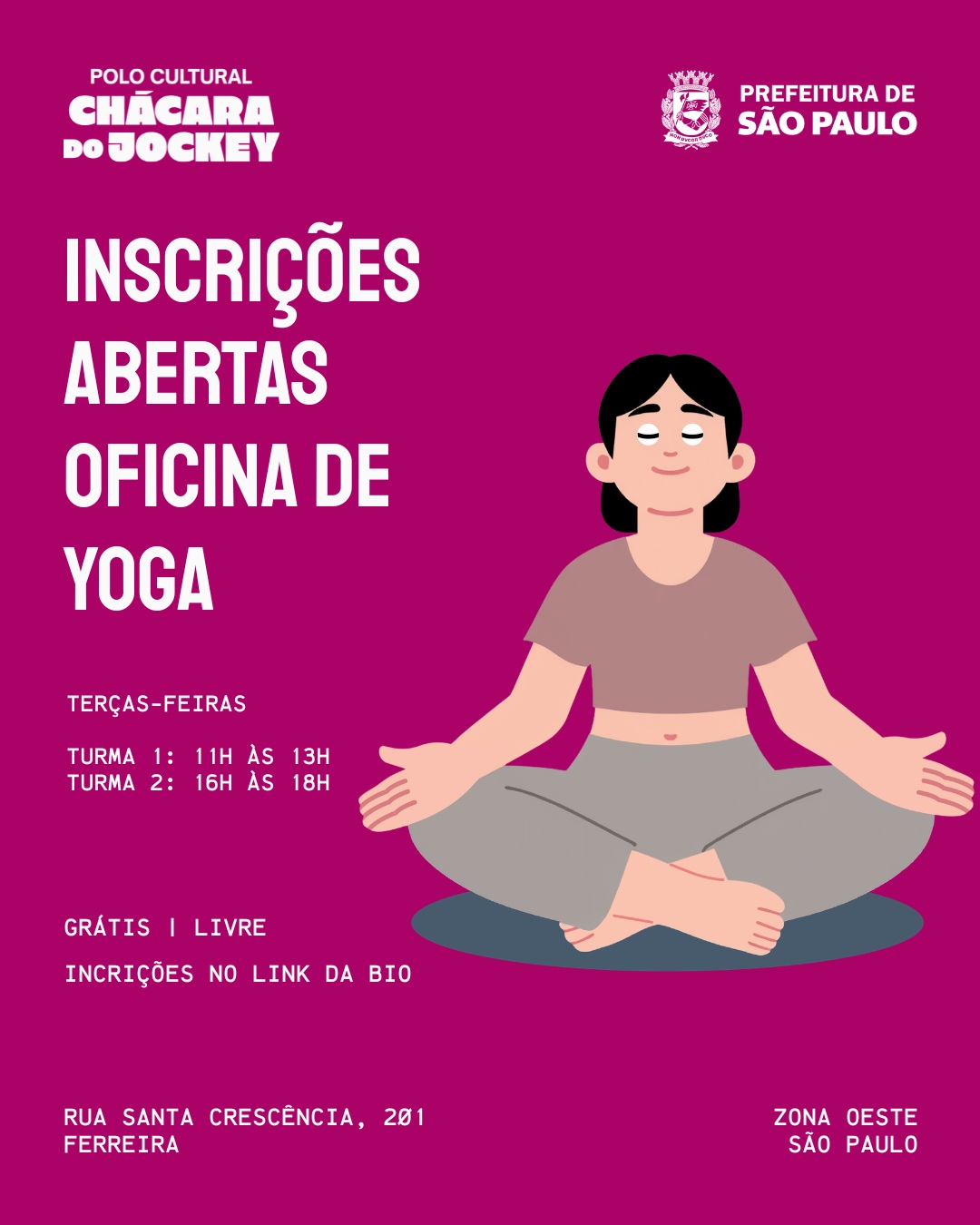 Oficina de Yoga - Turma da Manhã