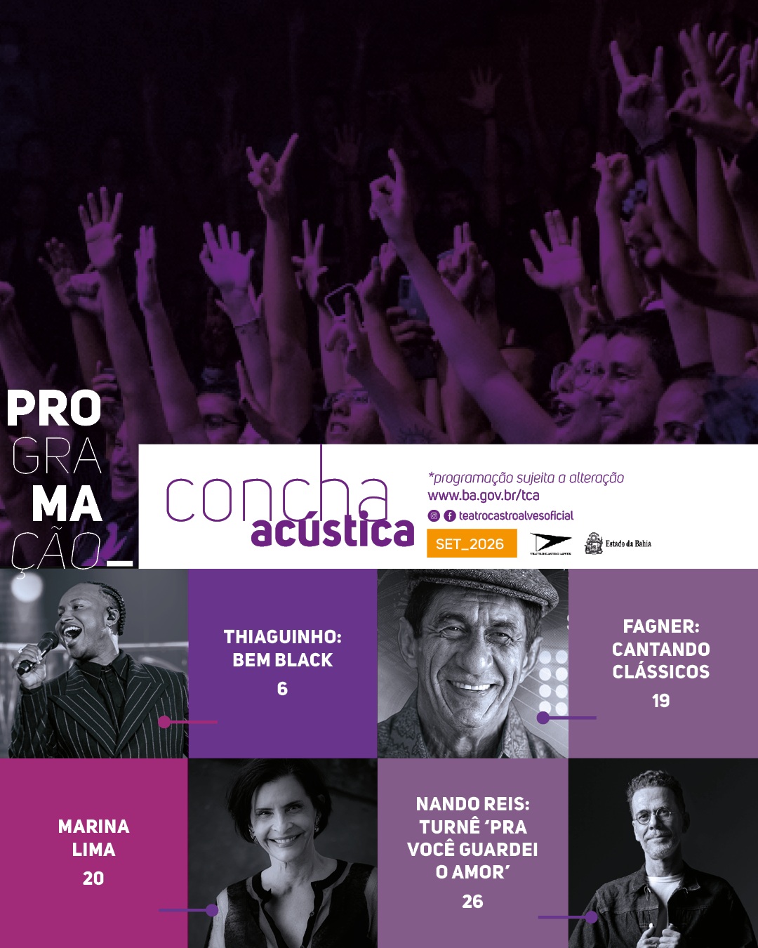 Fagner: Cantando Clássicos — Teatro Castro Alves (TCA), Campo Grande, Salvador