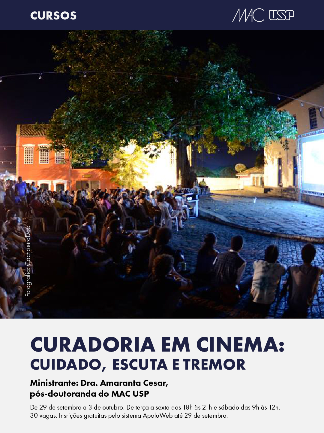 Curso Curadoria em cinema: cuidado, escuta e tremor — Vila Mariana
