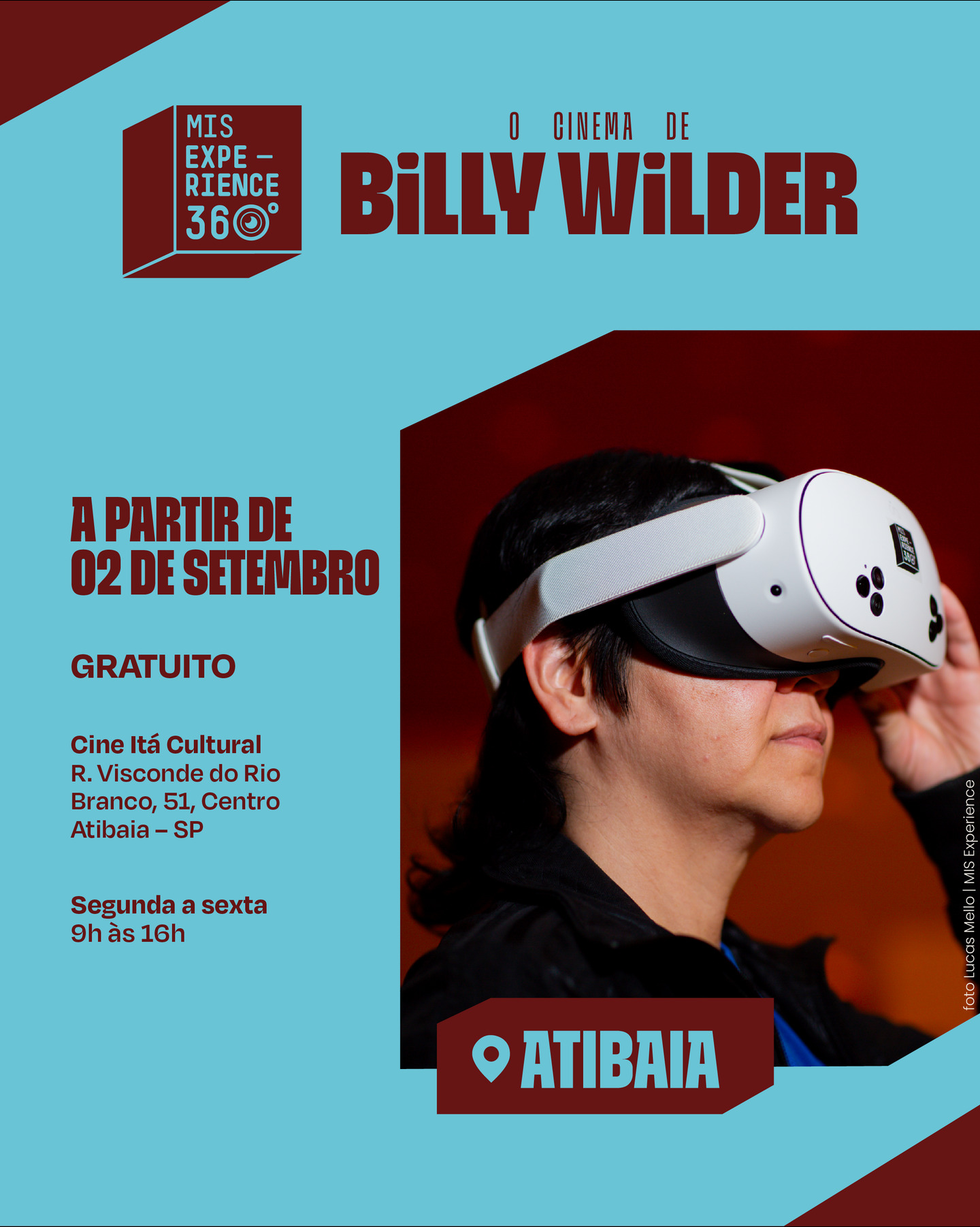 MIS Experience 360º em Atibaia - O cinema de Billy Wilder