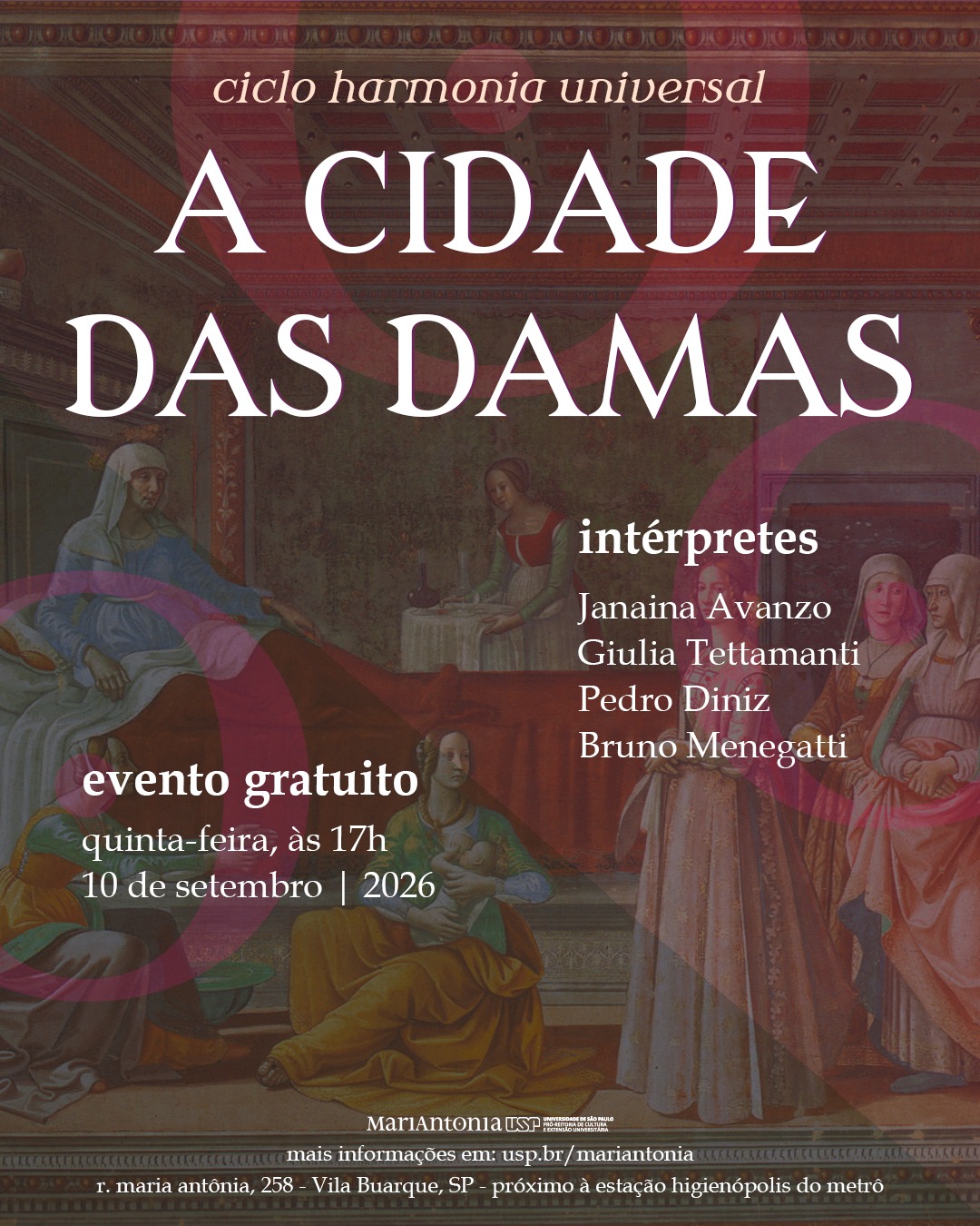 Concerto "A Cidade das Damas" - Ciclo Harmonia Universal