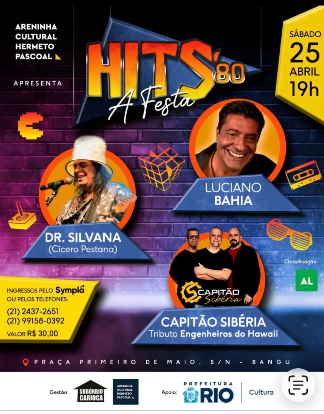 Uma noite de puro saudosismo - Rock Nacional anos 80