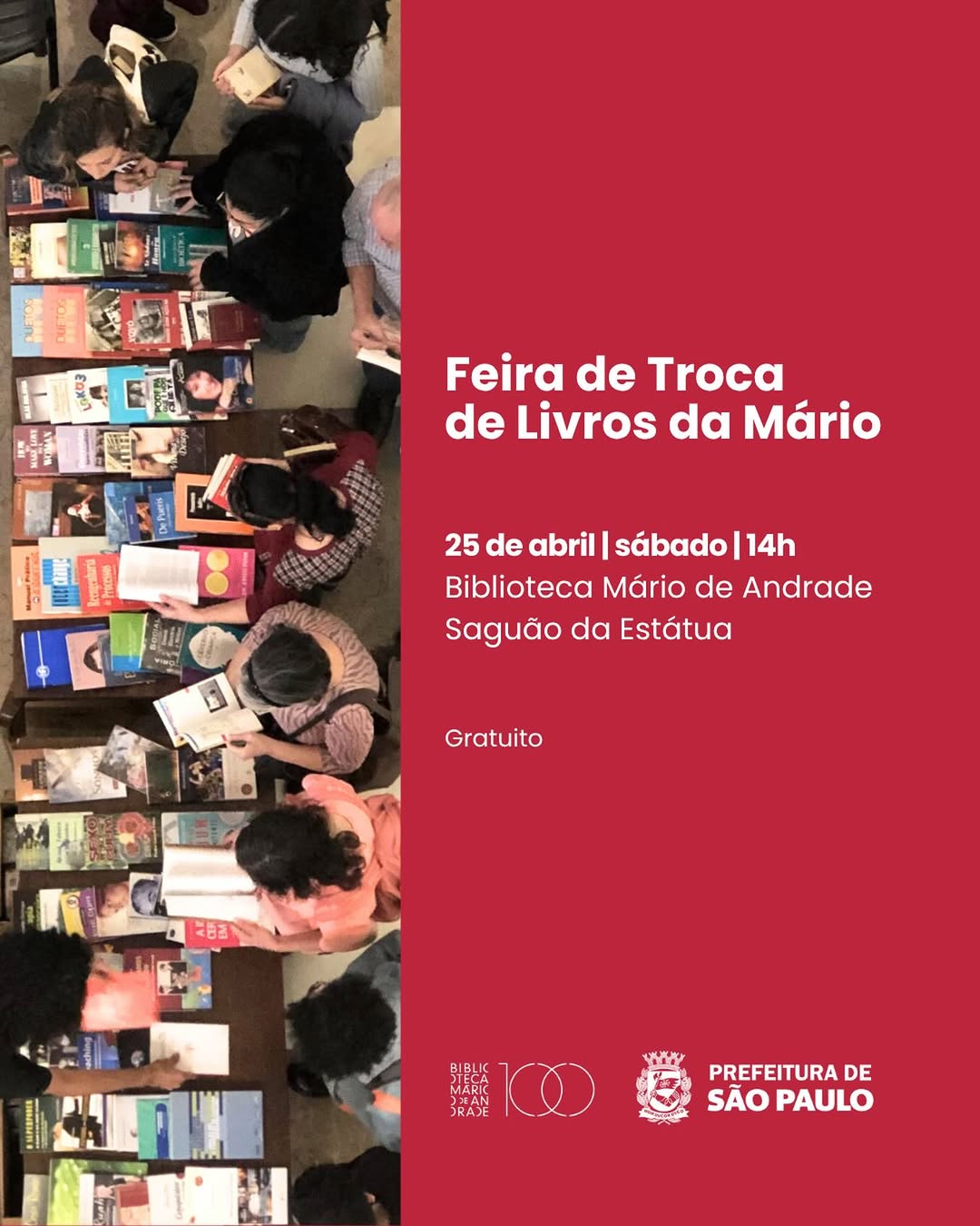 Feira de Troca de Livros da Mário — Biblioteca Mário de Andrade, República, São Paulo