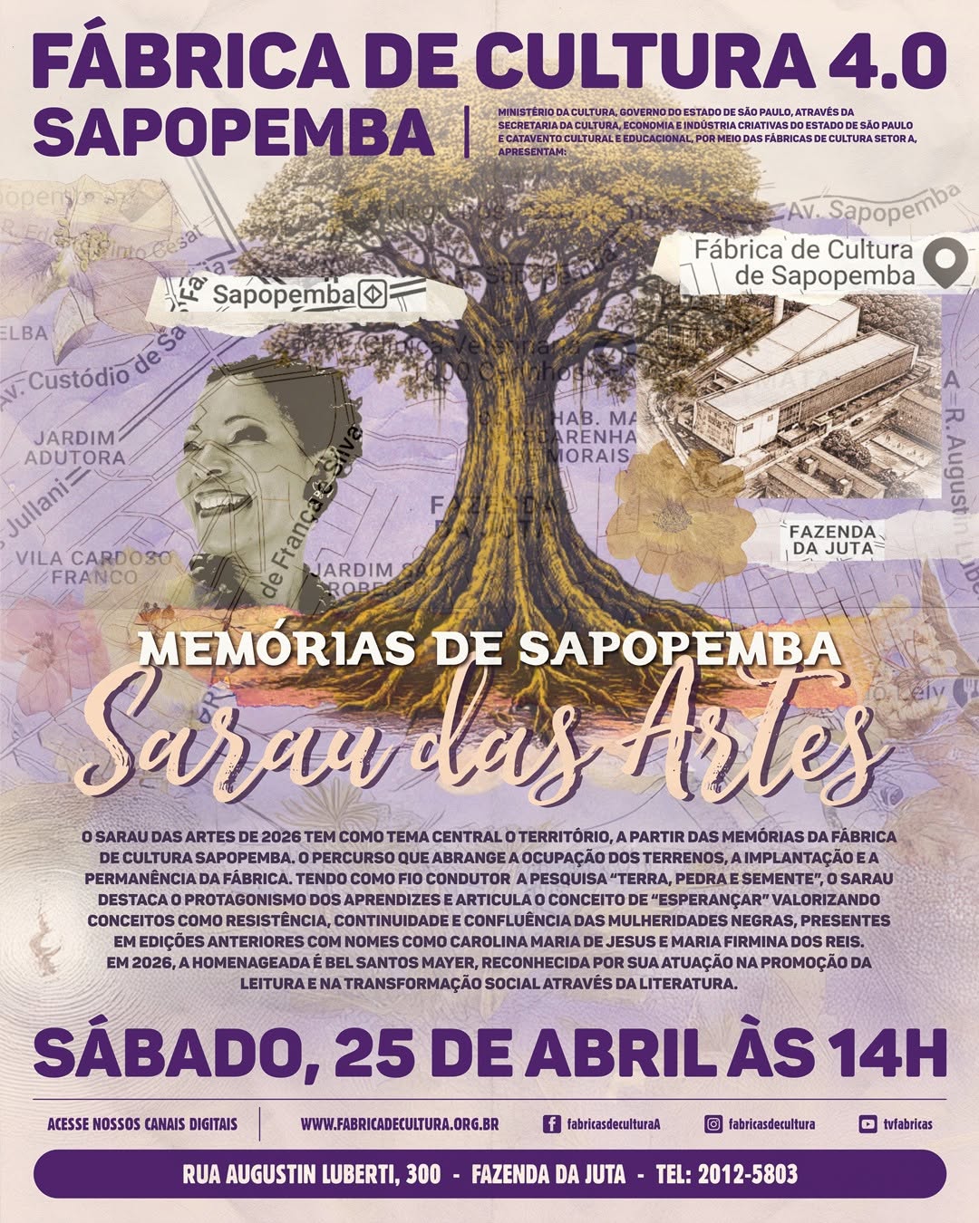 Sarau das Artes 2026: Memórias de Sapopemba