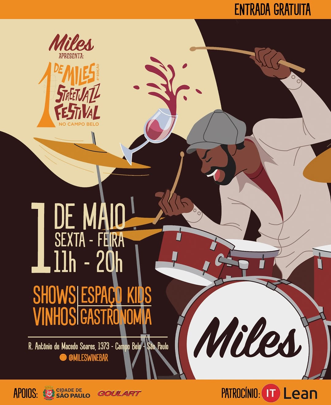 4ª edição do 1º de Miles - Aniversário da Casa