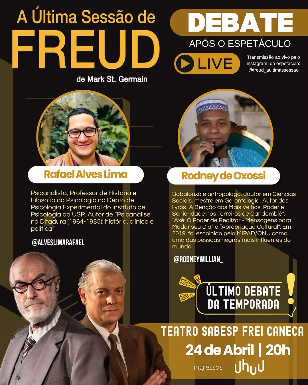 Debate Especial AO VIVO - A Última Sessão de Freud