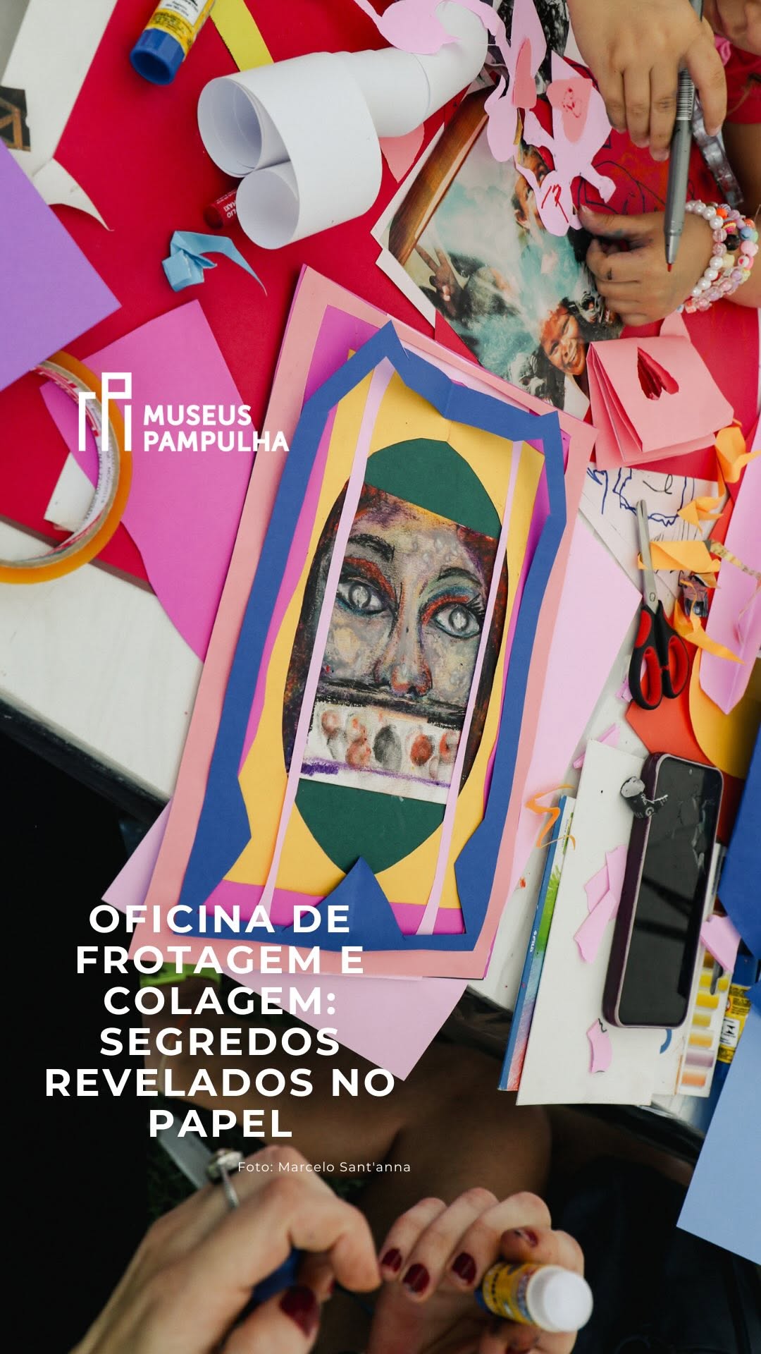 Frotagem e colagem: Segredos revelados no papel