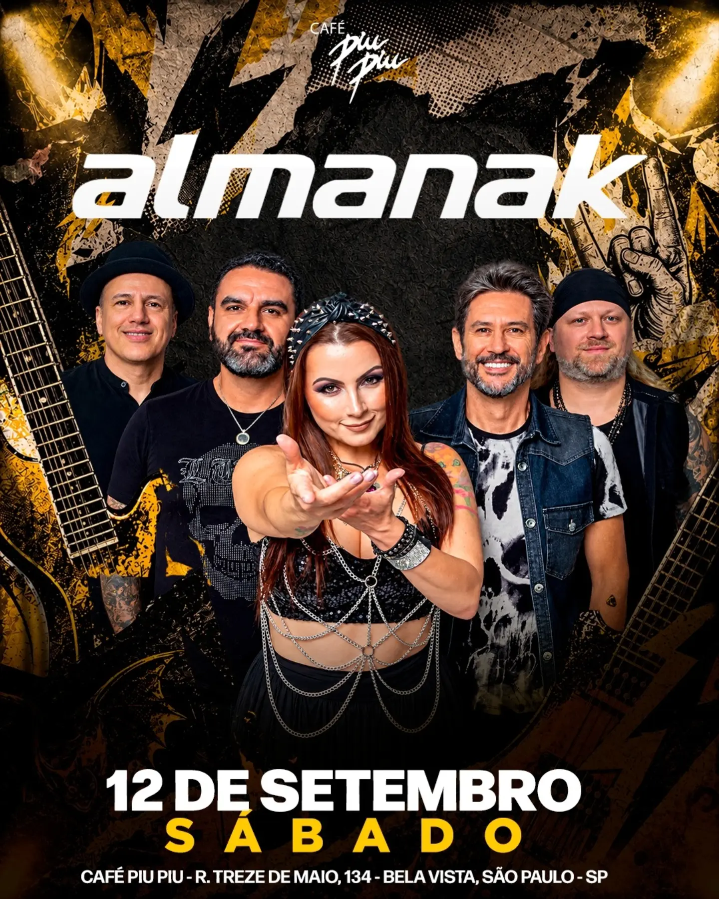 Sábado com Almanak no Café Piu Piu