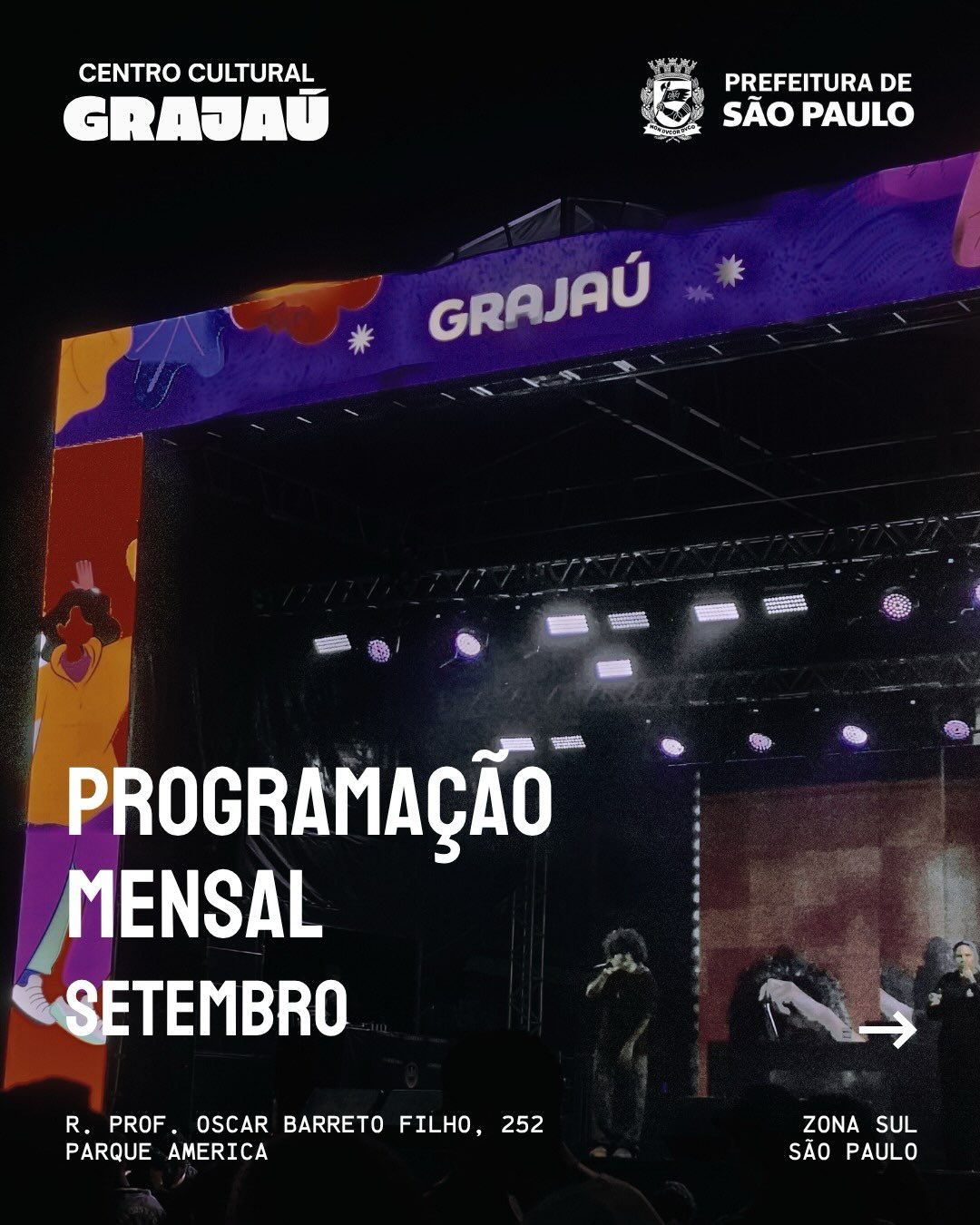Programação Especial de Setembro no Centro Cultural do Grajaú