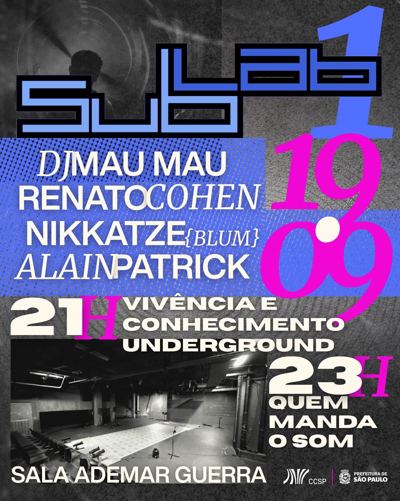SubLab: a pista encontra a história da música eletrônica no CCSP