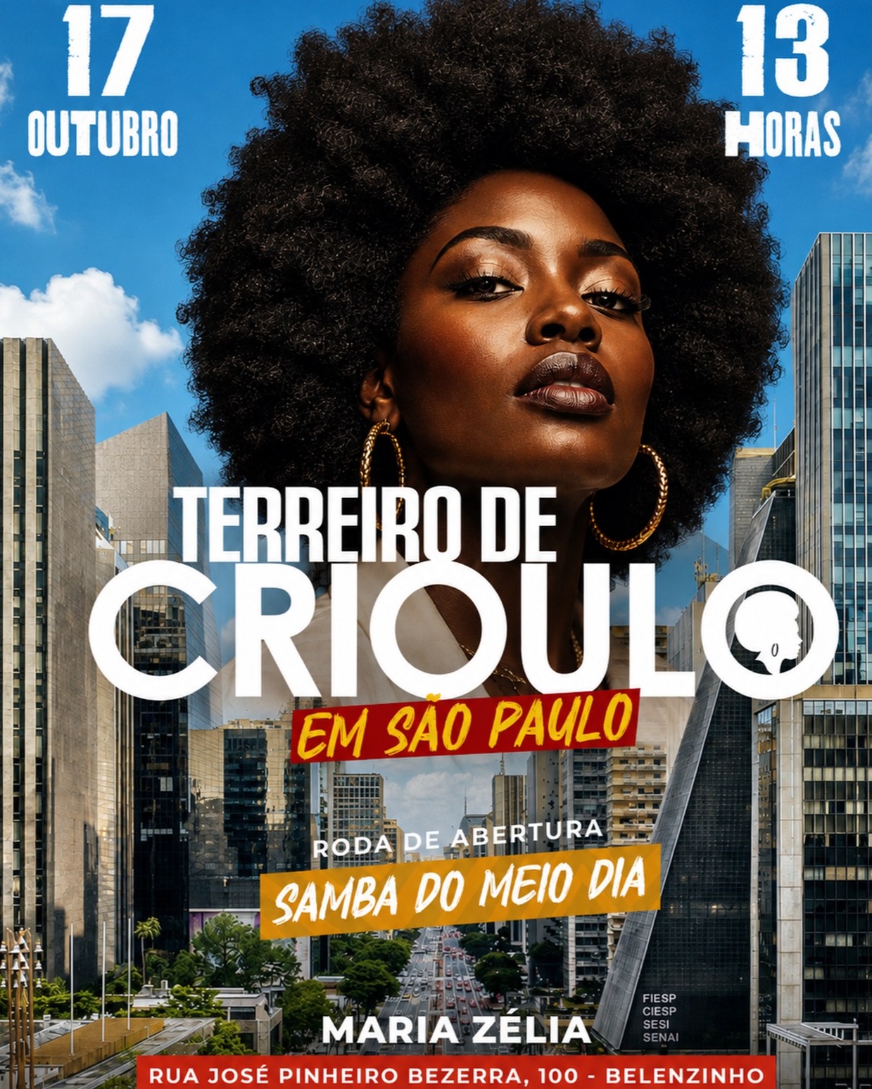 Tem Pagode com Terreiro de Crioulo e Samba do Meio Dia