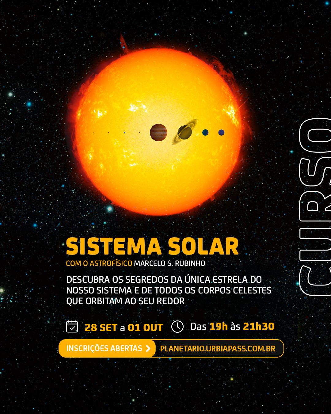 Curso: Desvendando o Sistema Solar — Vila Mariana