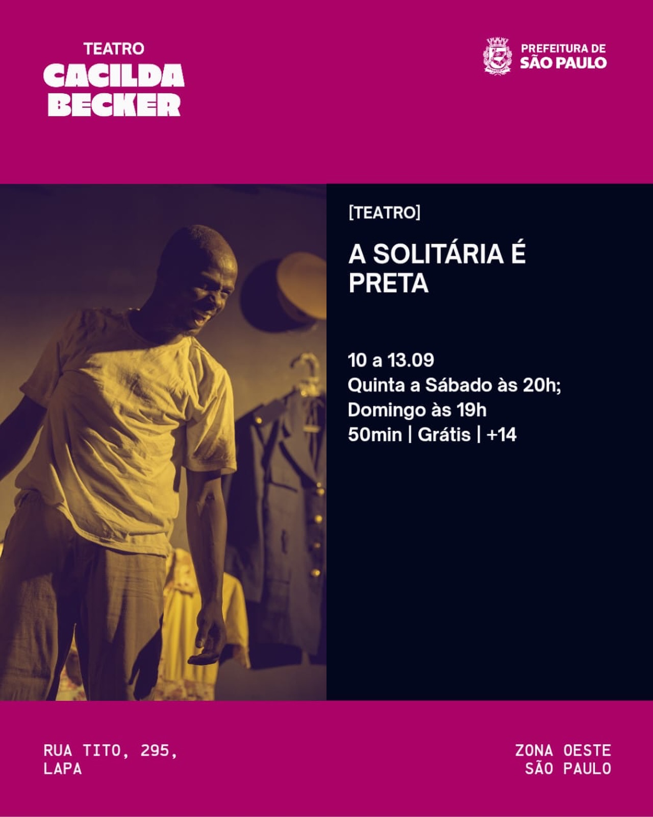 A Solitária é Preta