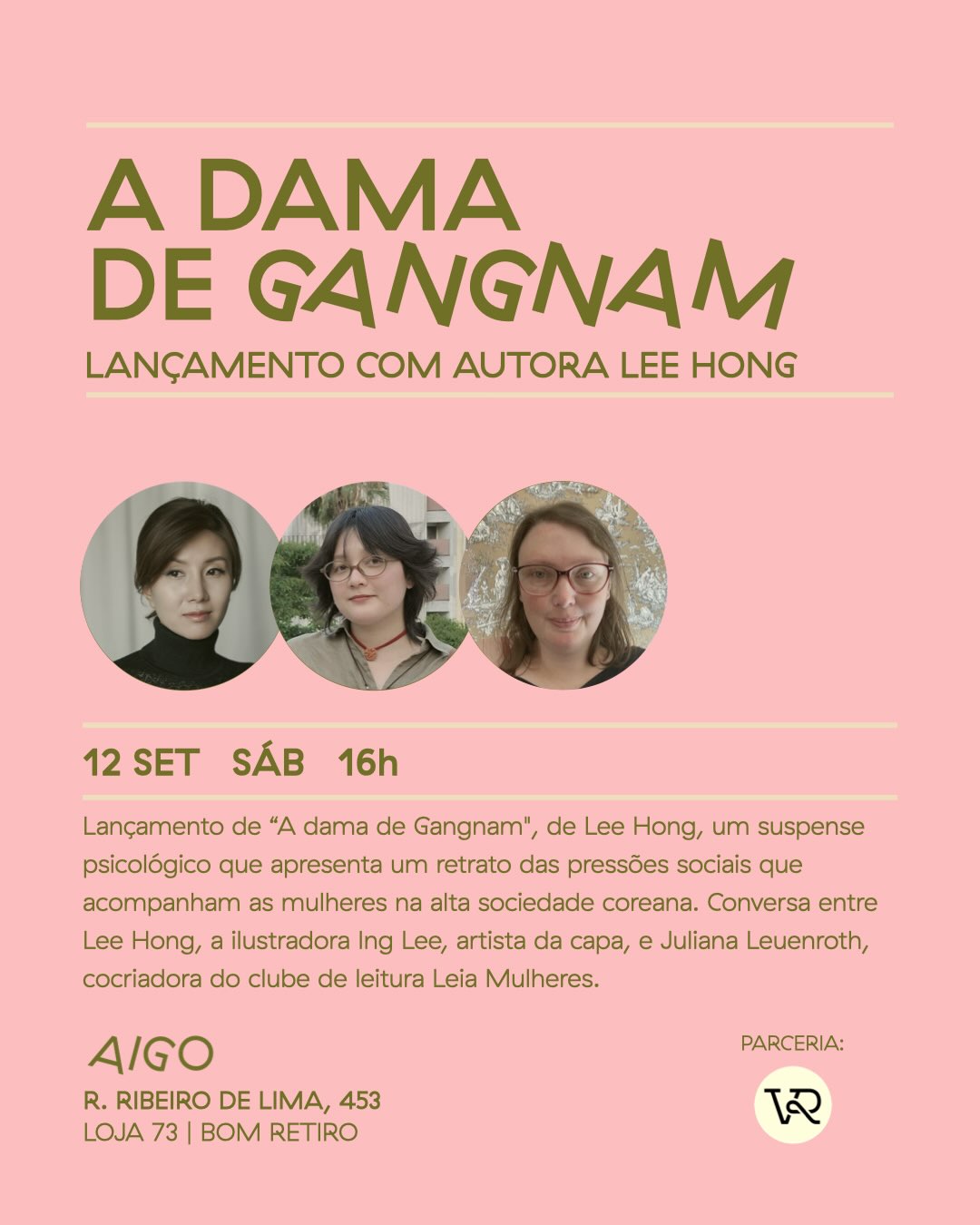 Lançamento de A dama de Gangnam com Lee Hong