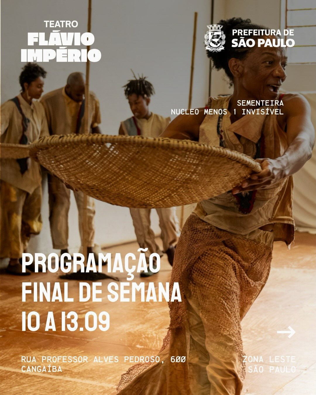 Programação Semanal no Teatro Flávio Império