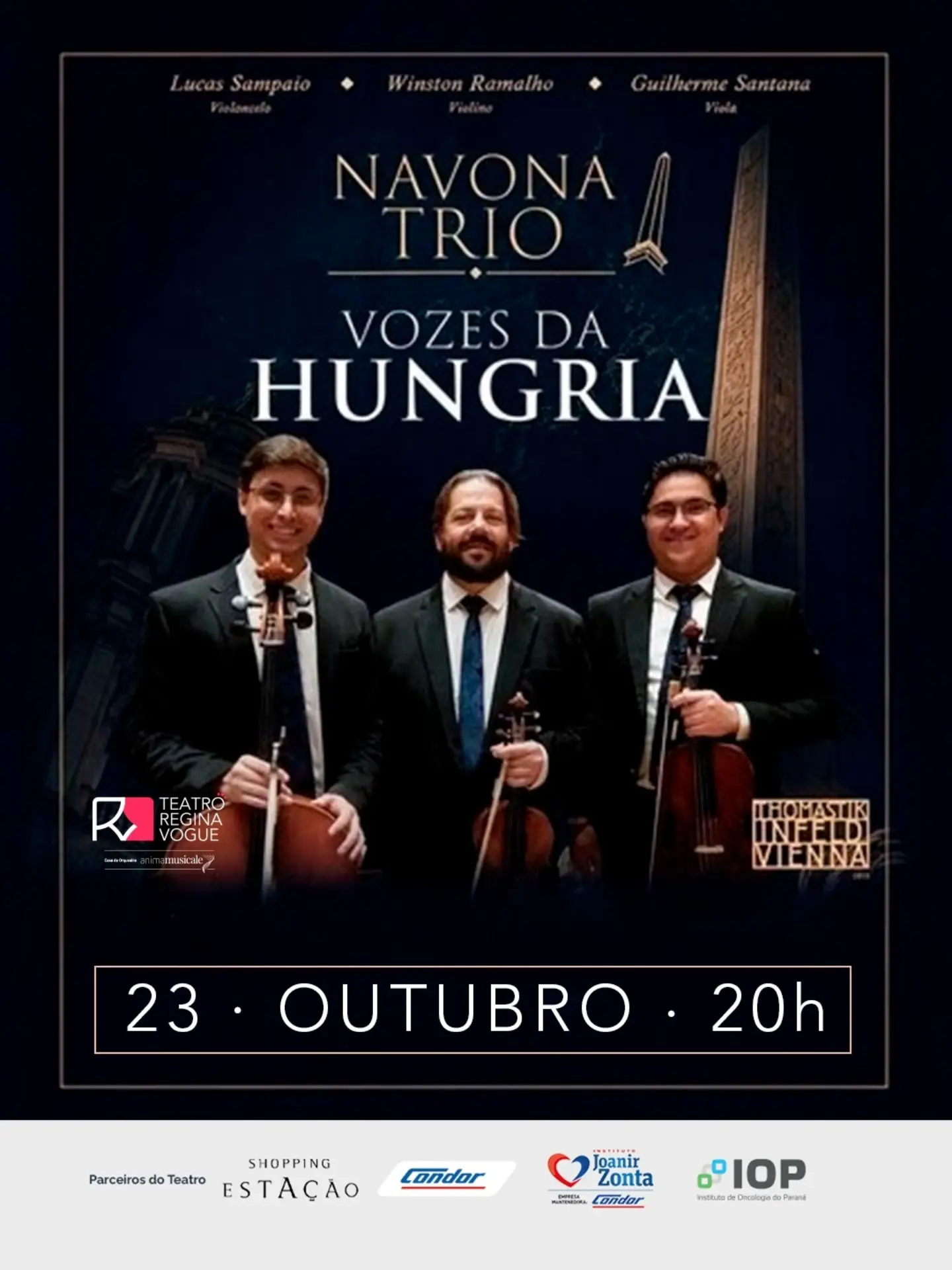 Vozes da Hungria: Tradição e Virtuosismo — Teatro Regina Vogue, Rebouças, Curitiba