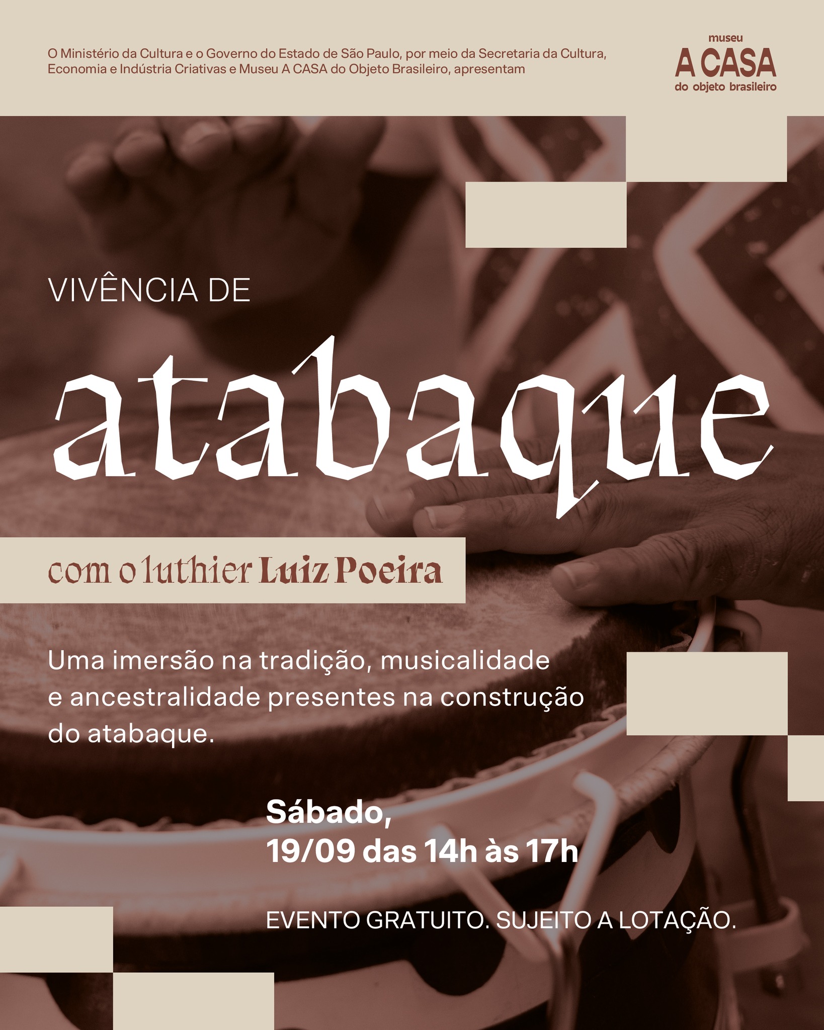 VIVÊNCIA DE ATABAQUE