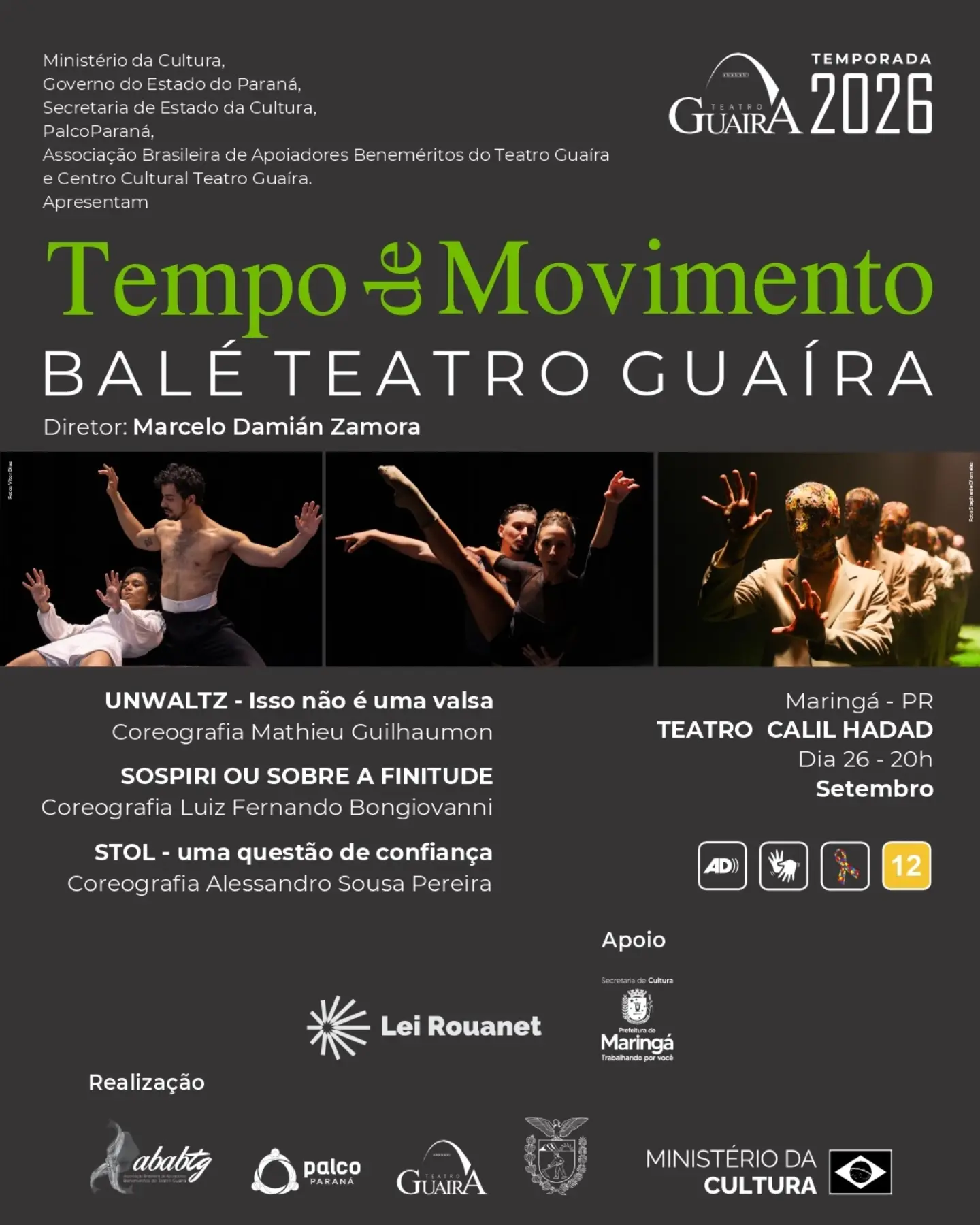 TEMPO DE MOVIMENTO — Centro