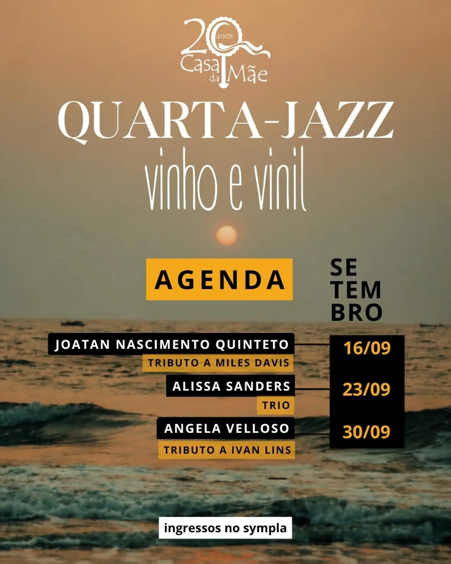 Quarta-Jazz – Vinho & Vinil: Alissa Sanders Trio — Salvador
