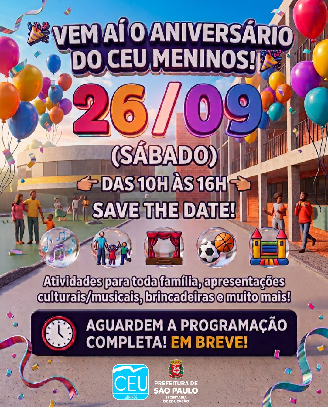 Aniversário do CEU Meninos