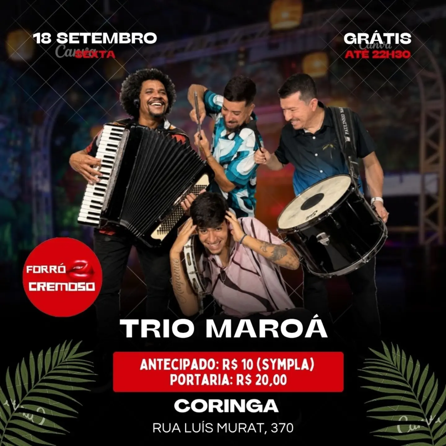 Forró Cremoso — Coringa, Pinheiros, São Paulo