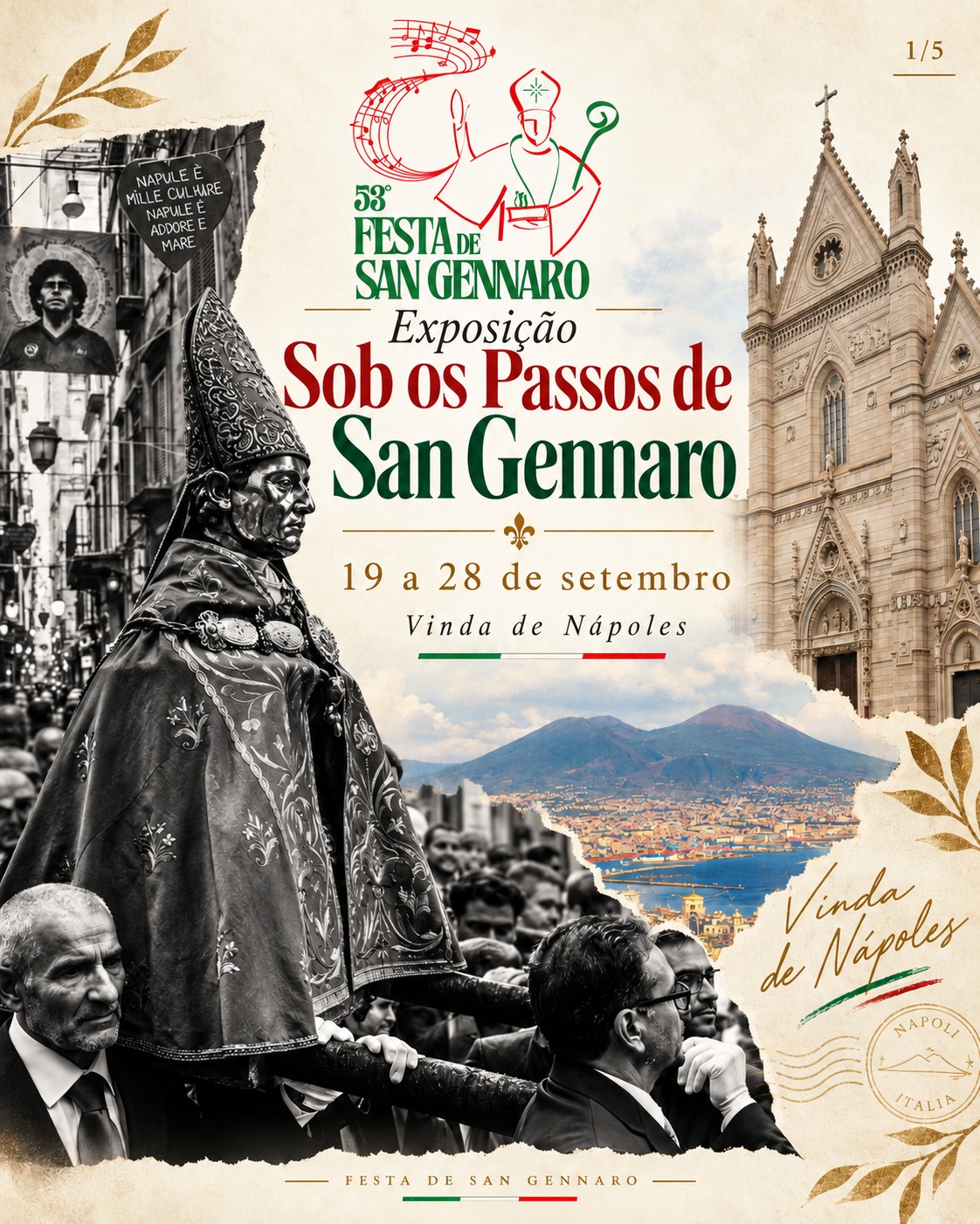 Exposição "Sob os Passos de San Gennaro" — Mooca