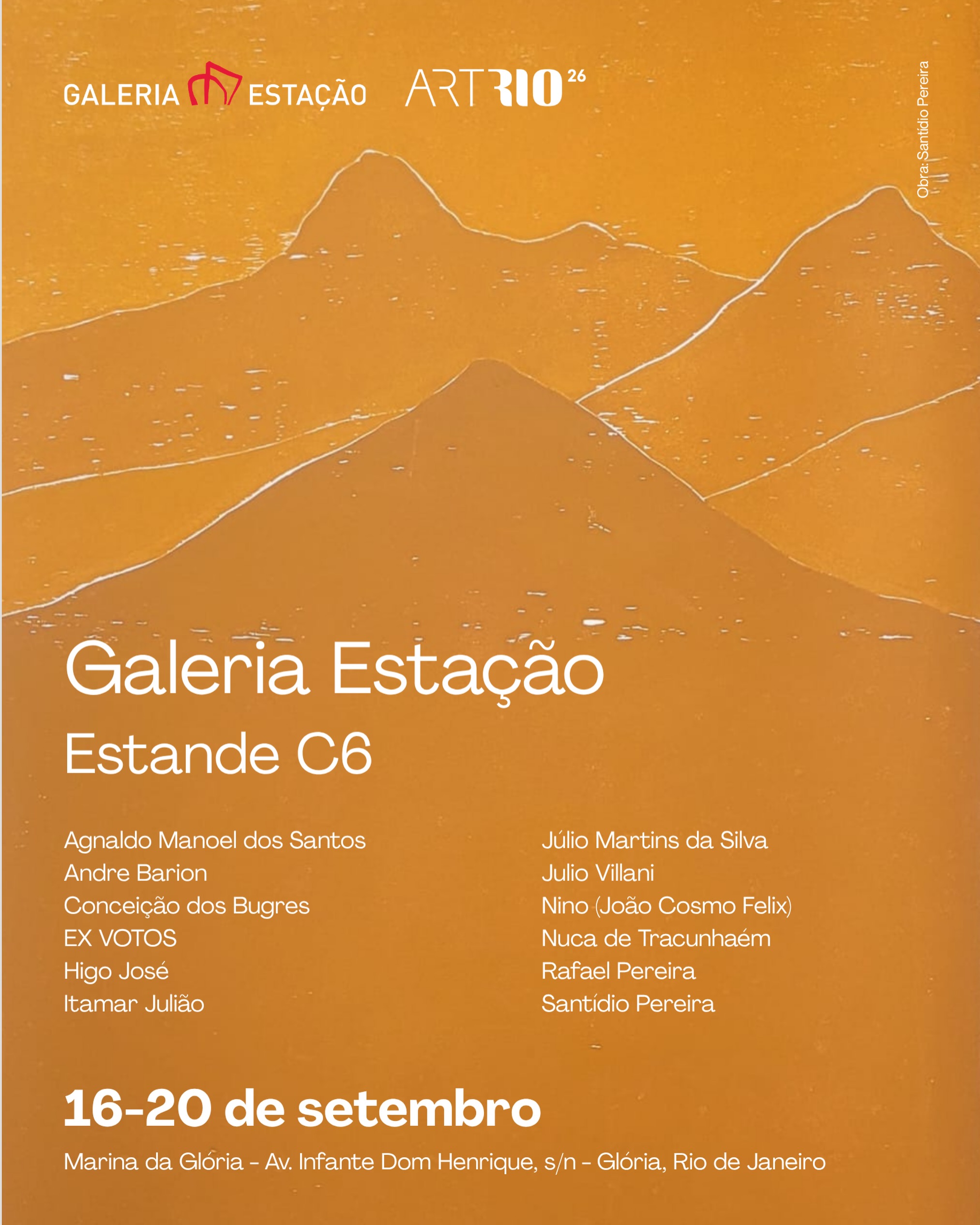 Galeria Estação na ArtRio 2026 | Estande C6 — Galeria Estação, Pinheiros, São Paulo