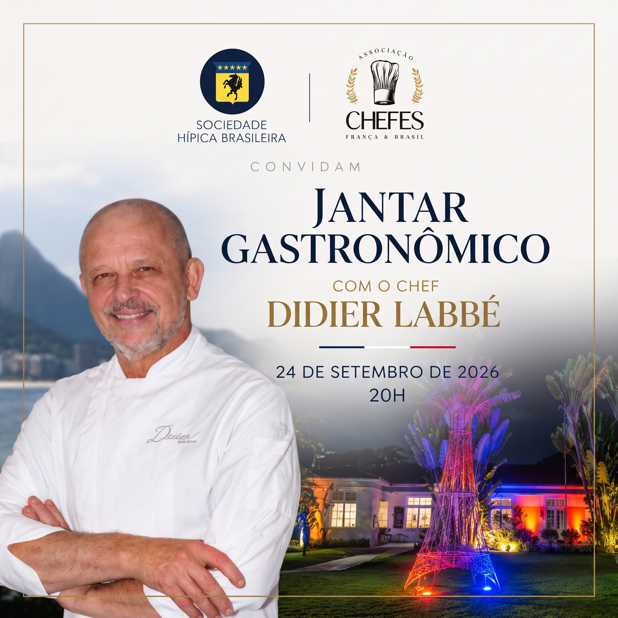 Jantar Gastronômico com Chef Didier Labbé