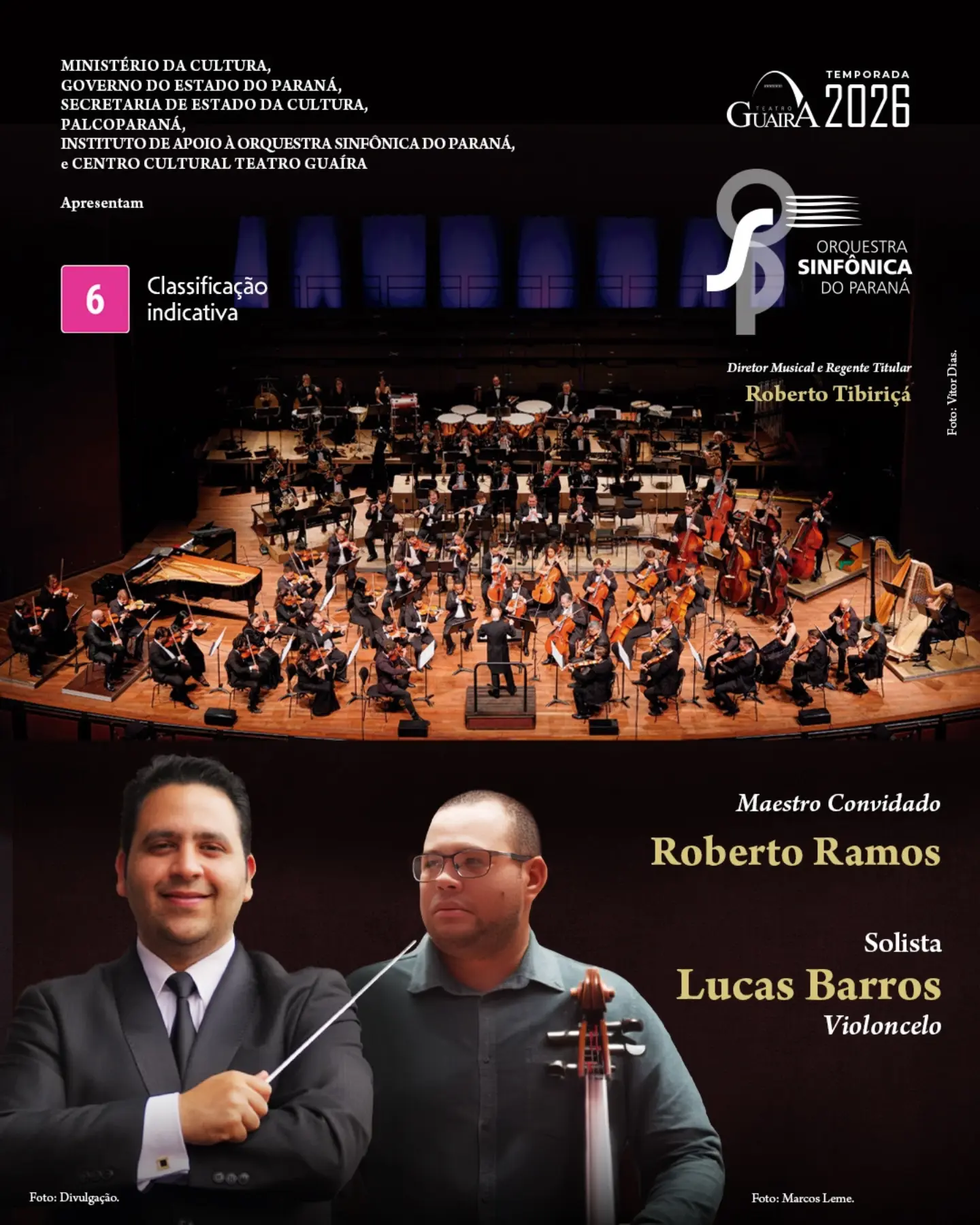 Orquestra Sinfônica do Paraná: Dvořák e Saint-Saëns — Centro