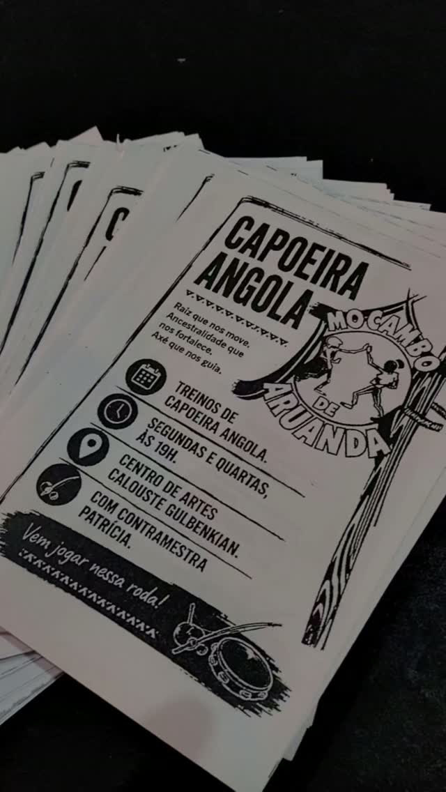 Aulas de Capoeira Angola - Grupo Mocambo de Aruanda — Centro de Artes Calouste Gulbenkian, Rio de Janeiro