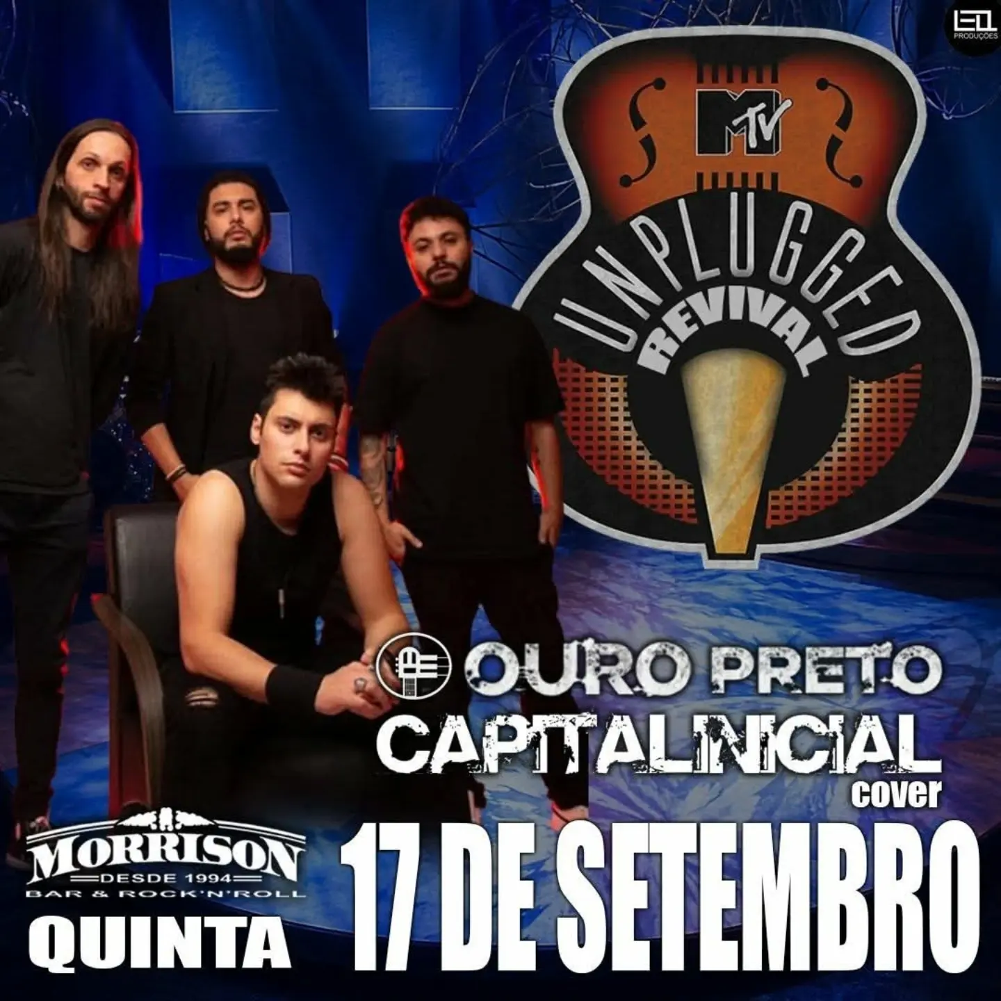 MTV Unplugged Revival - Ouro Preto revive Capital Inicial — Morrison Rock Bar, Pinheiros, São Paulo