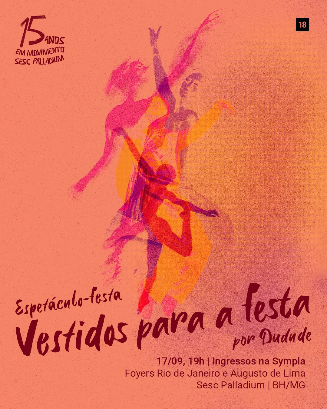Vestidos para a Festa — Sesc Palladium, Belo Horizonte